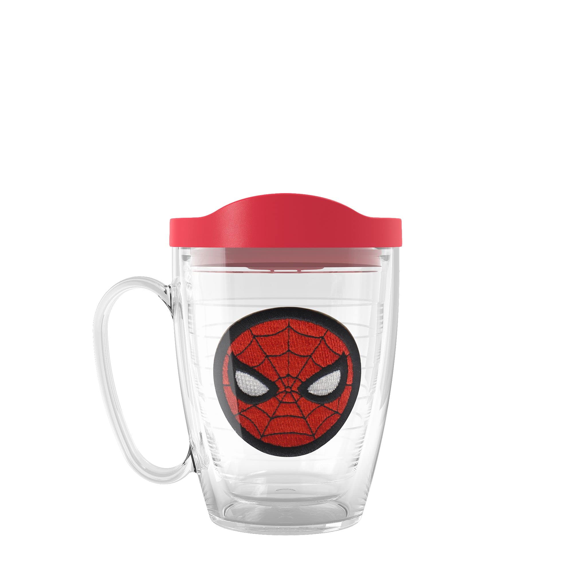 Tervis Marvel SpiderMan Spidey Made in USA Double Walled Insulated Tumbler Travel Cup Keeps Drinks Cold & Hot, 16oz Mug, Classi