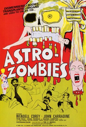 27 X 40 Astro-Zombies Movie Poster