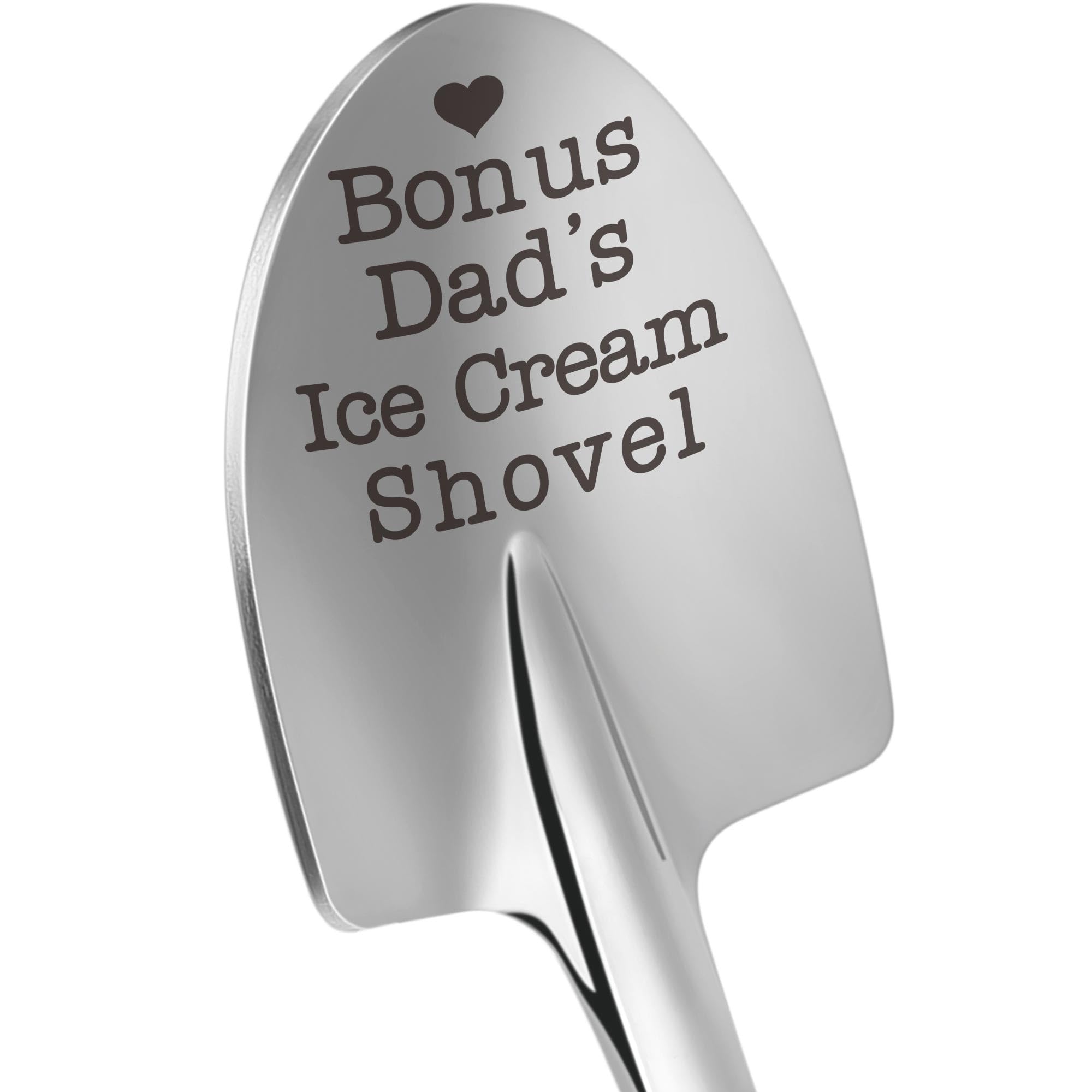 Dad s Ice Cream Shovel Spoon Gifts for Bonus Dad Daddy Fathers Day Presents Unique Dad Gifts for Birthday Valentines Grandpa Pa