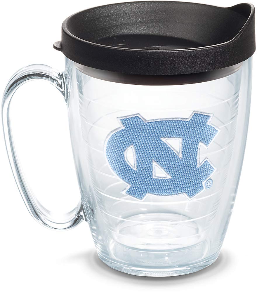 Tervis Made in USA Double Walled University of North Carolina Tar Heels Insulated Tumbler Cup Keeps Drinks Cold & Hot, 16oz Mug,