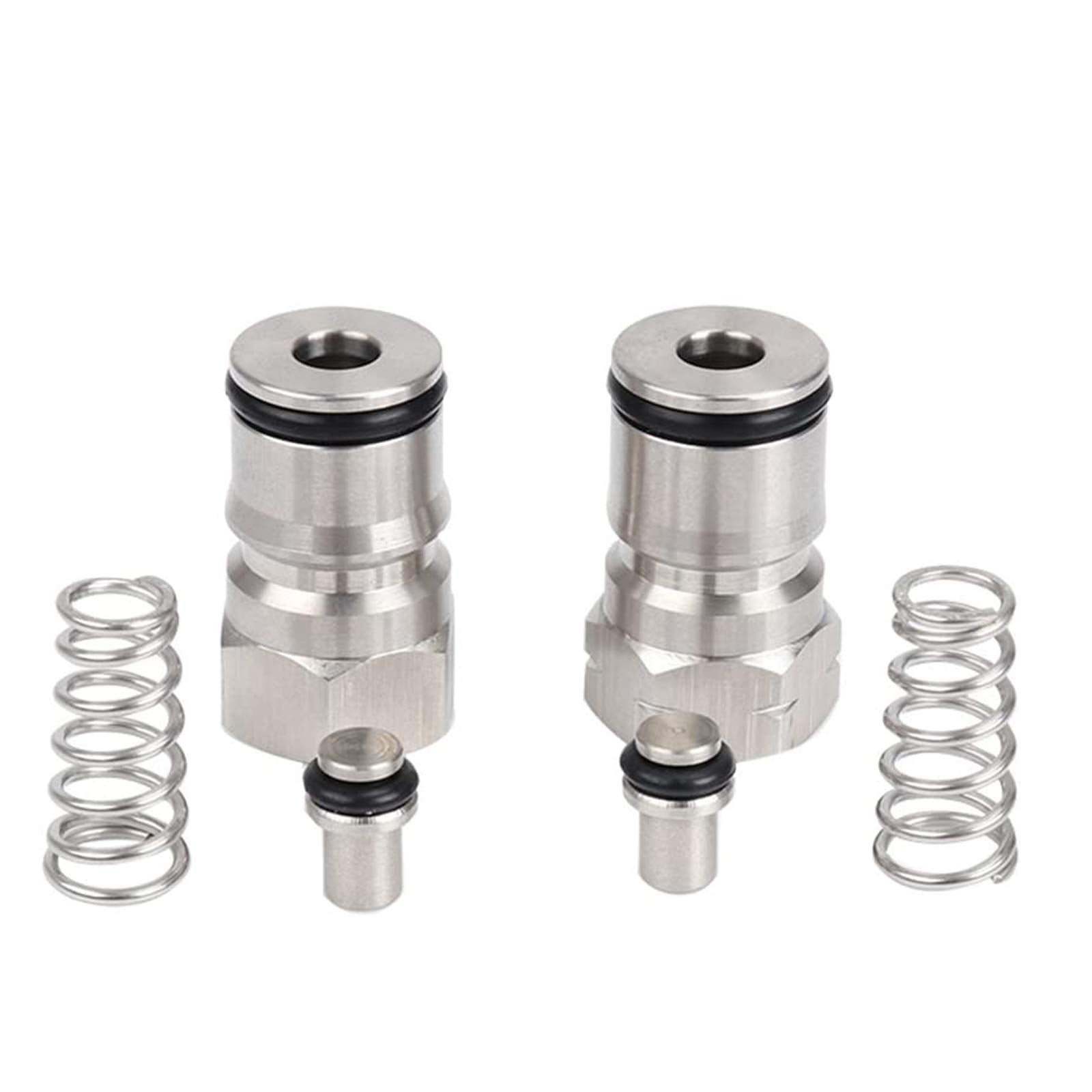 Mrbrew Cornelius Type Ball Lock Keg Posts,Stainless Steel Poppets And Springs,Poppet Female Thread Gas + Liquid 19/32-18 Thread