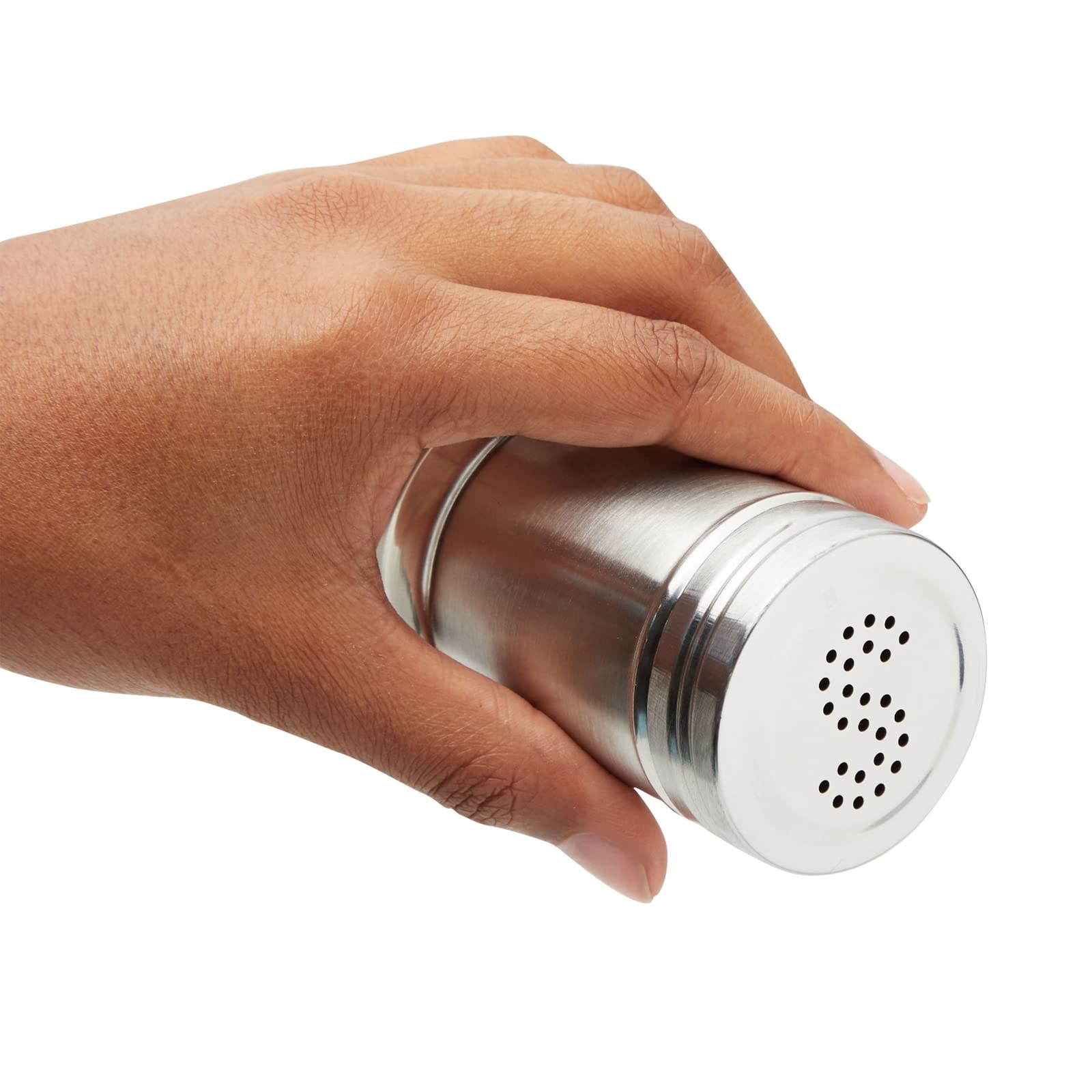 Juvale 2 Ounce Stainless Steel Metal Salt And Pepper Shakers For Kitchen Counter, Dinner Table, Condiments, And Cooking, Refilla