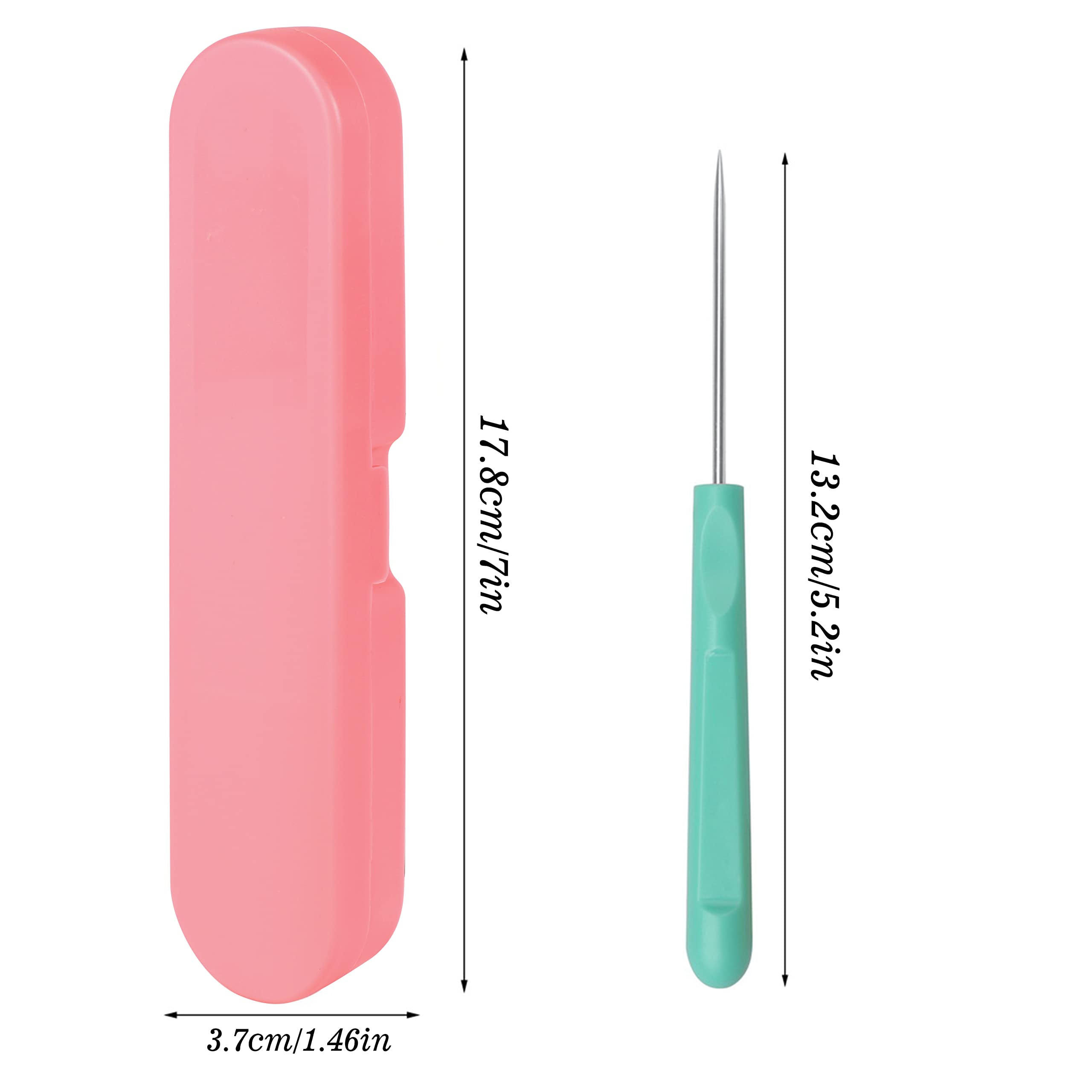 4Pcs 5.2 Inches Sugar Stir Needle, Cookie Scribe Needles Cake Decorating Needle Tool Cookie Decoration Supplies Mother'S Day Gif