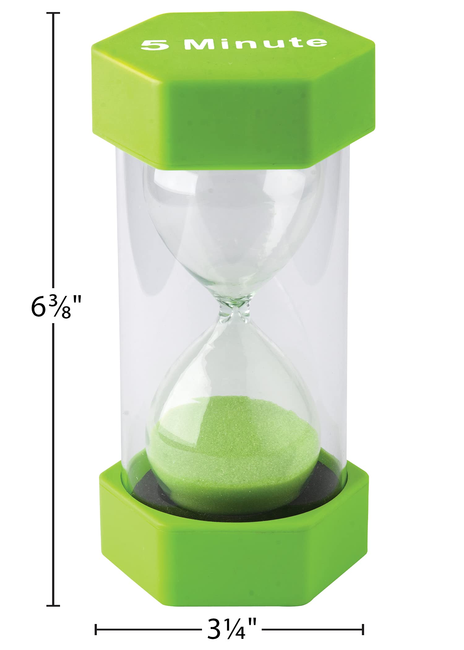 Teacher Created Resources Large Sand Timer, 5 Minutes