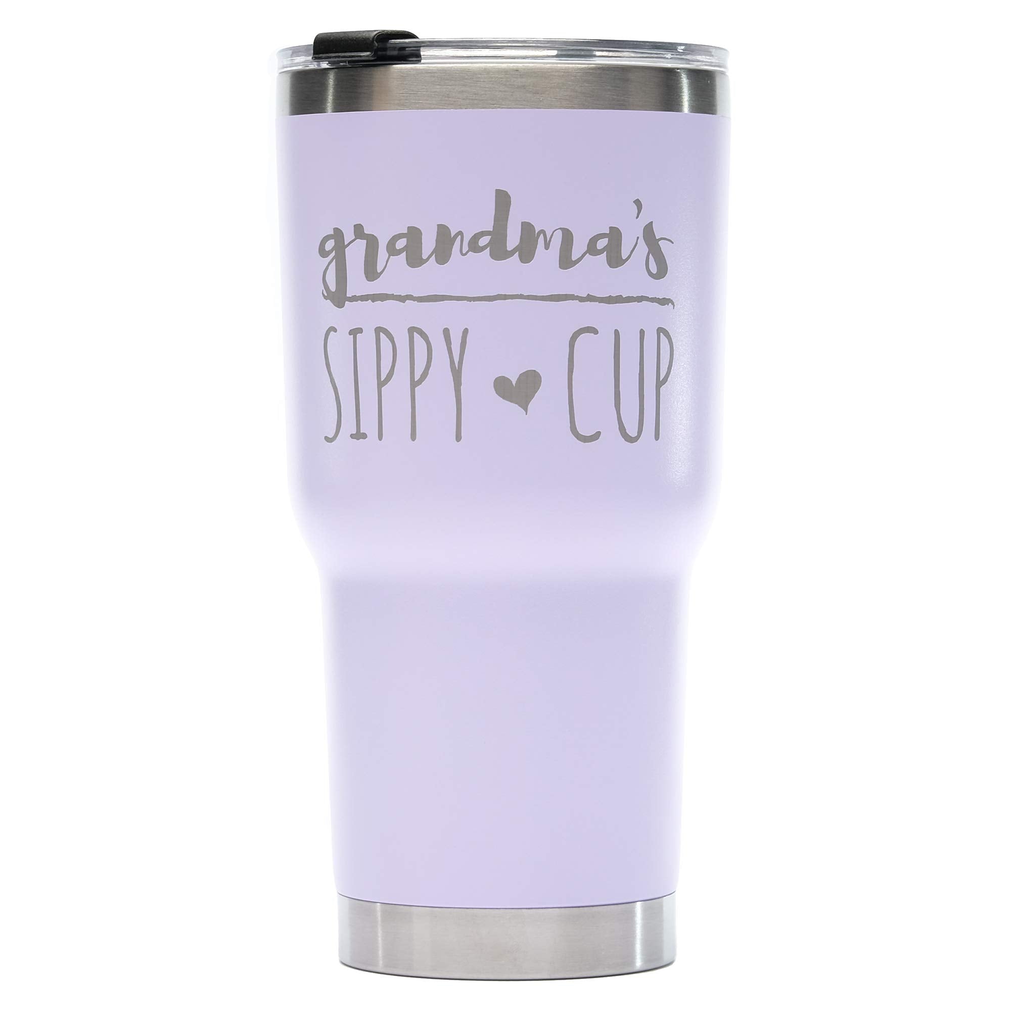 Grandma'S Sippy Cup 30 Oz. Lavender Stainless Steel Tumbler Value Pack - Double Wall Vaccum Insulated
