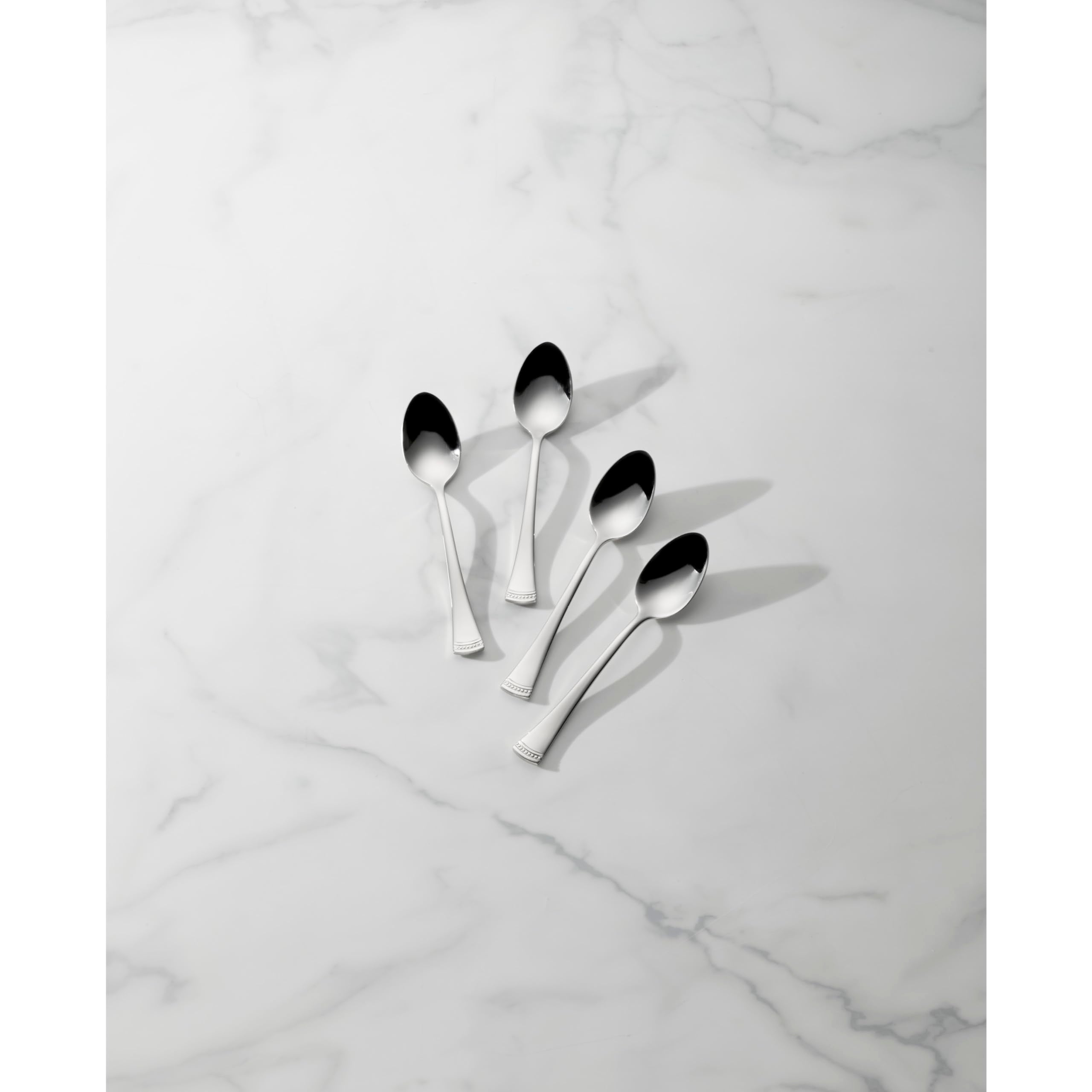 Lenox Portola Teaspoons, Set Of 4, 0.35, Stainless