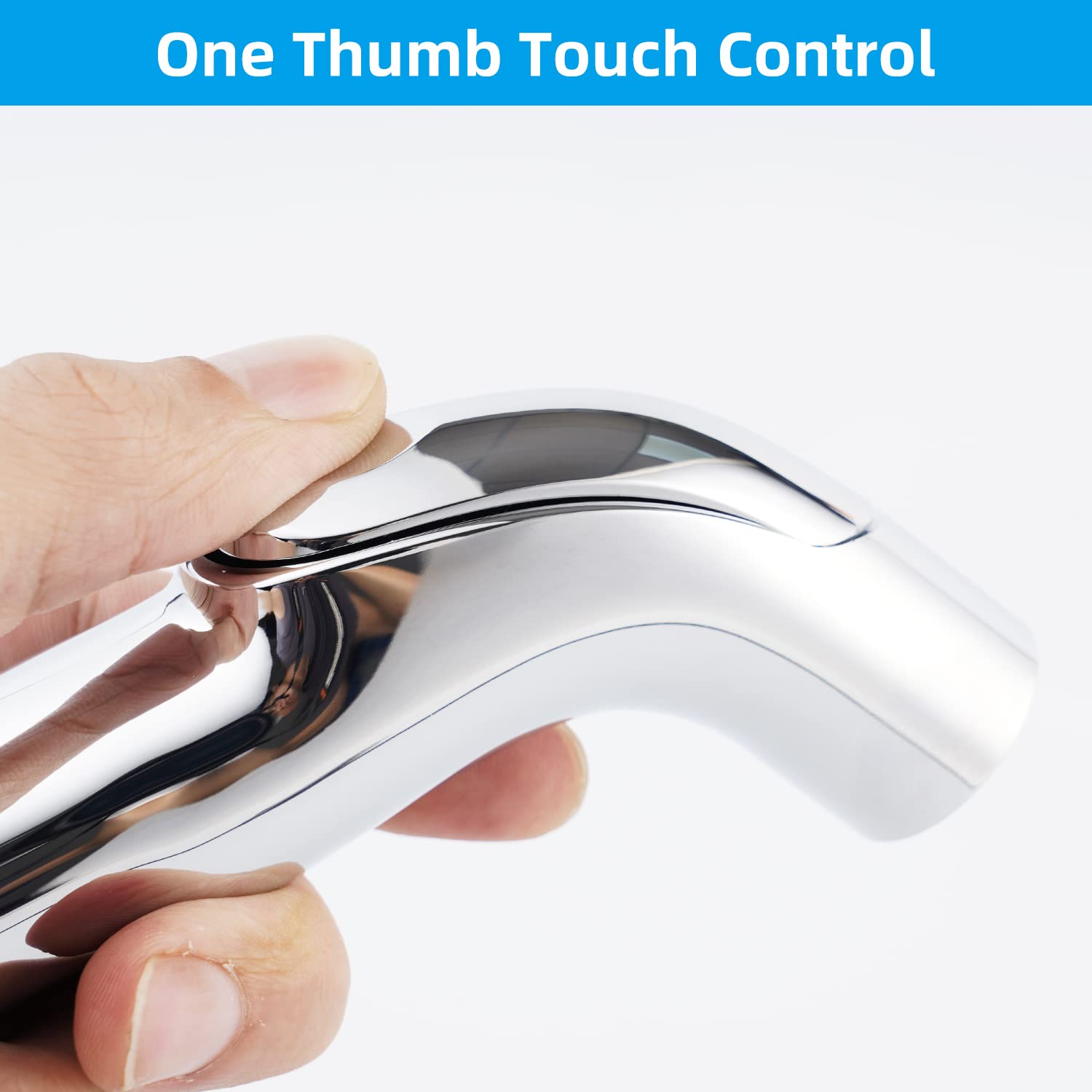 Hygie Rinse Universal Sink Sprayer Attachment For Faucet, Kitchen Side Sprayer Head Compatible With Delta, Moen, Kohler And Othe