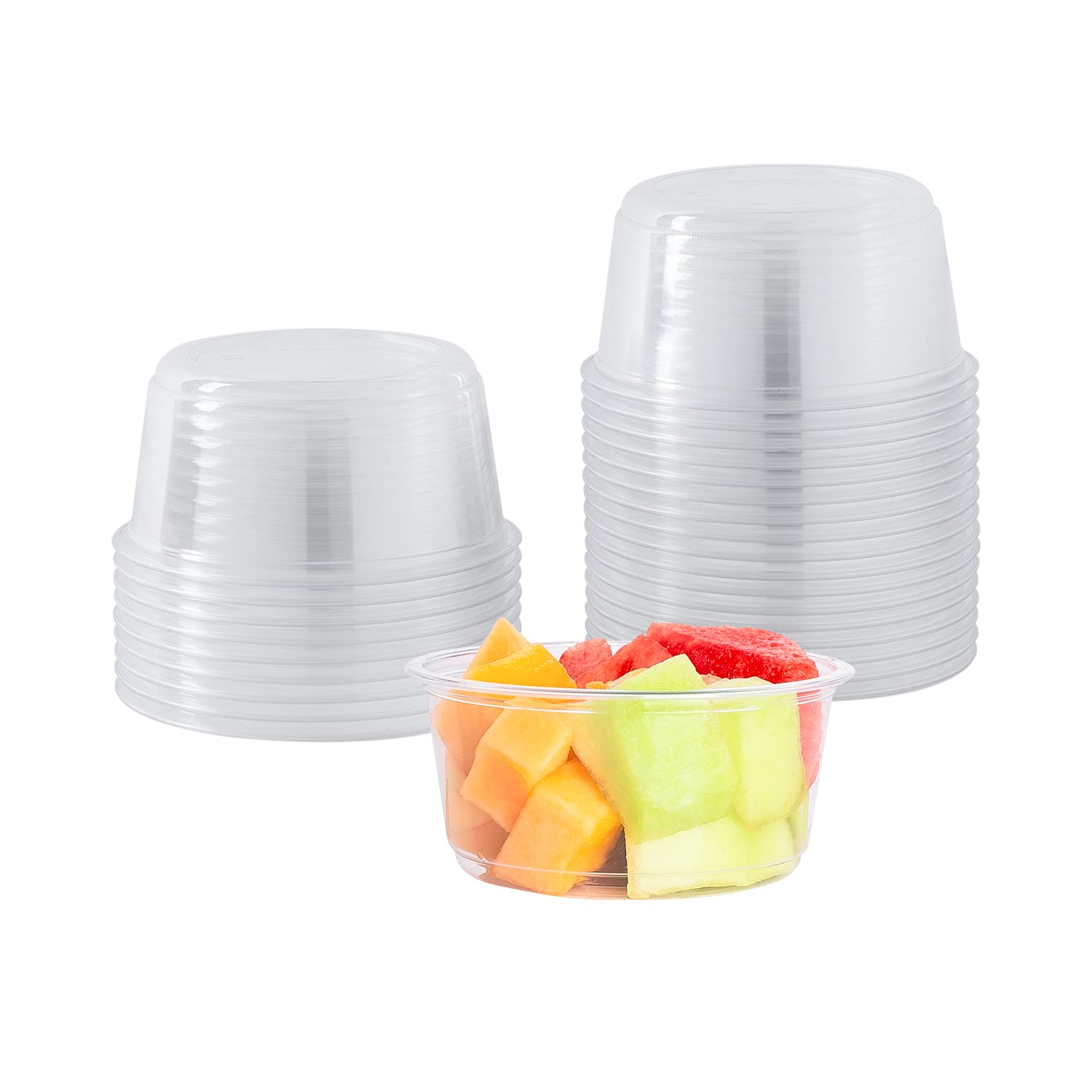 Karat 12oz PET Round Deli Container (117mm), FP-DC12-PET - 500 ct