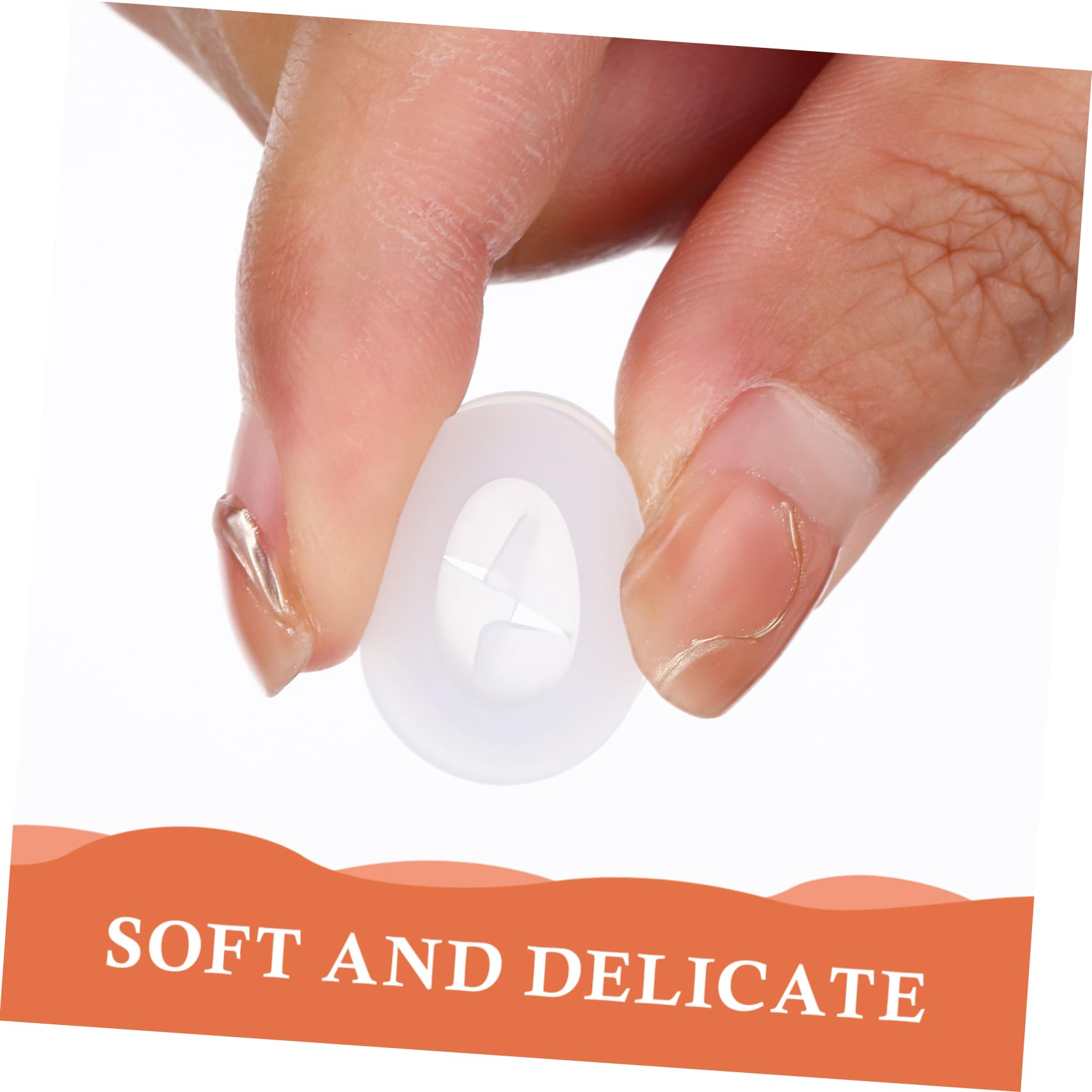 Vintorky 20Pcs Bamboo And Wood Cover Silicone Stopper Silicone Grommets For Mason Jars Mason Jar Lid Straw Holes Grommet Glass S