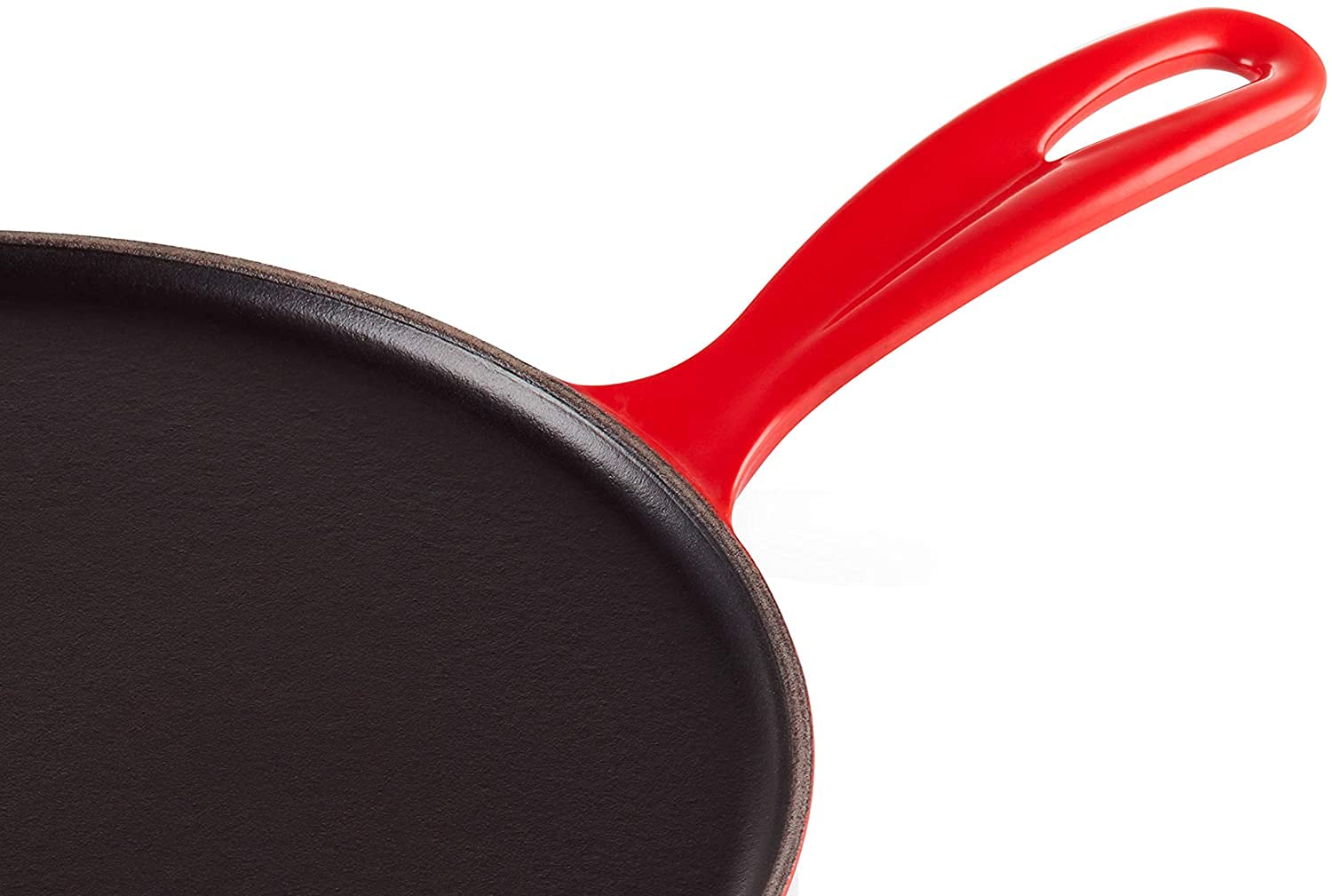 Le Creuset Enameled Cast Iron Crepe Pan With Rateau And Spatula, 10.75'', Cerise