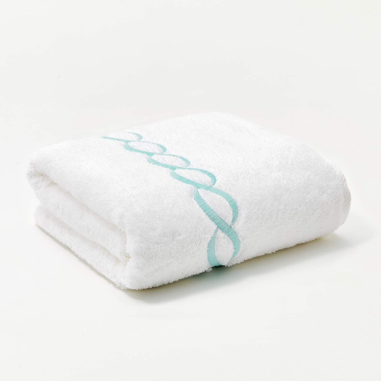 Superior 1000 Gram Egyptian Cotton Oversize 63 X 31 Bath Towel, 1 Piece, Mint Chain