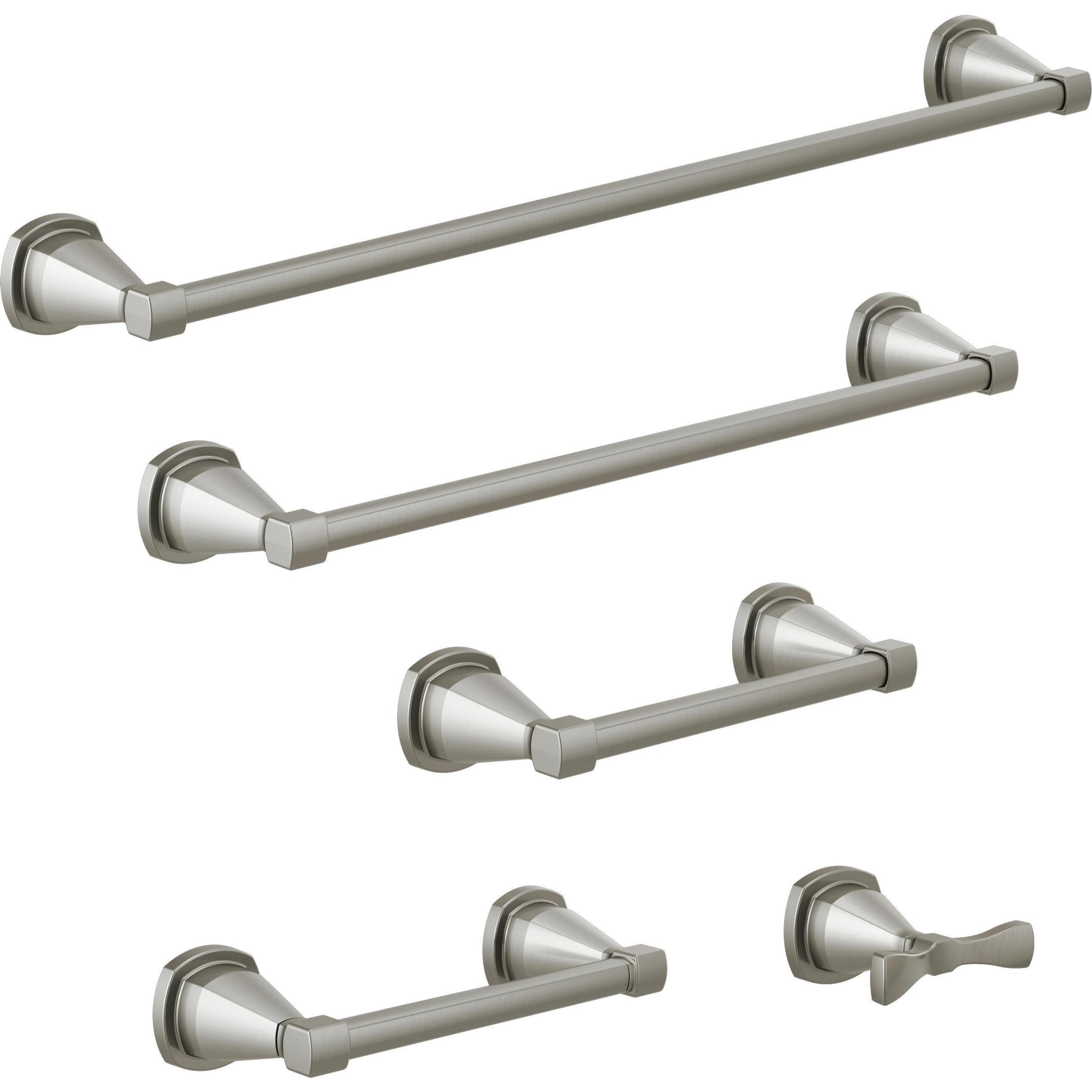 Delta Faucet 77618-Ss Stryke Towel Bar, 18 Inch, Stainless