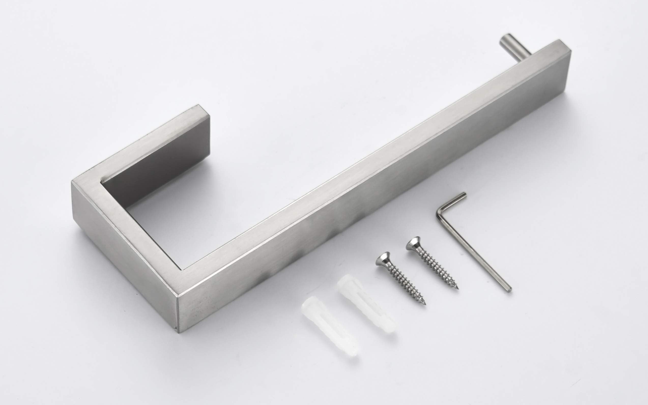 Towel Bar  Hand Towel Holder Stainless Steel SUS 304  Bathroom Hardware Accessory Towel Rack  Contemporary Style  Brushed Nickel Wall Mounted