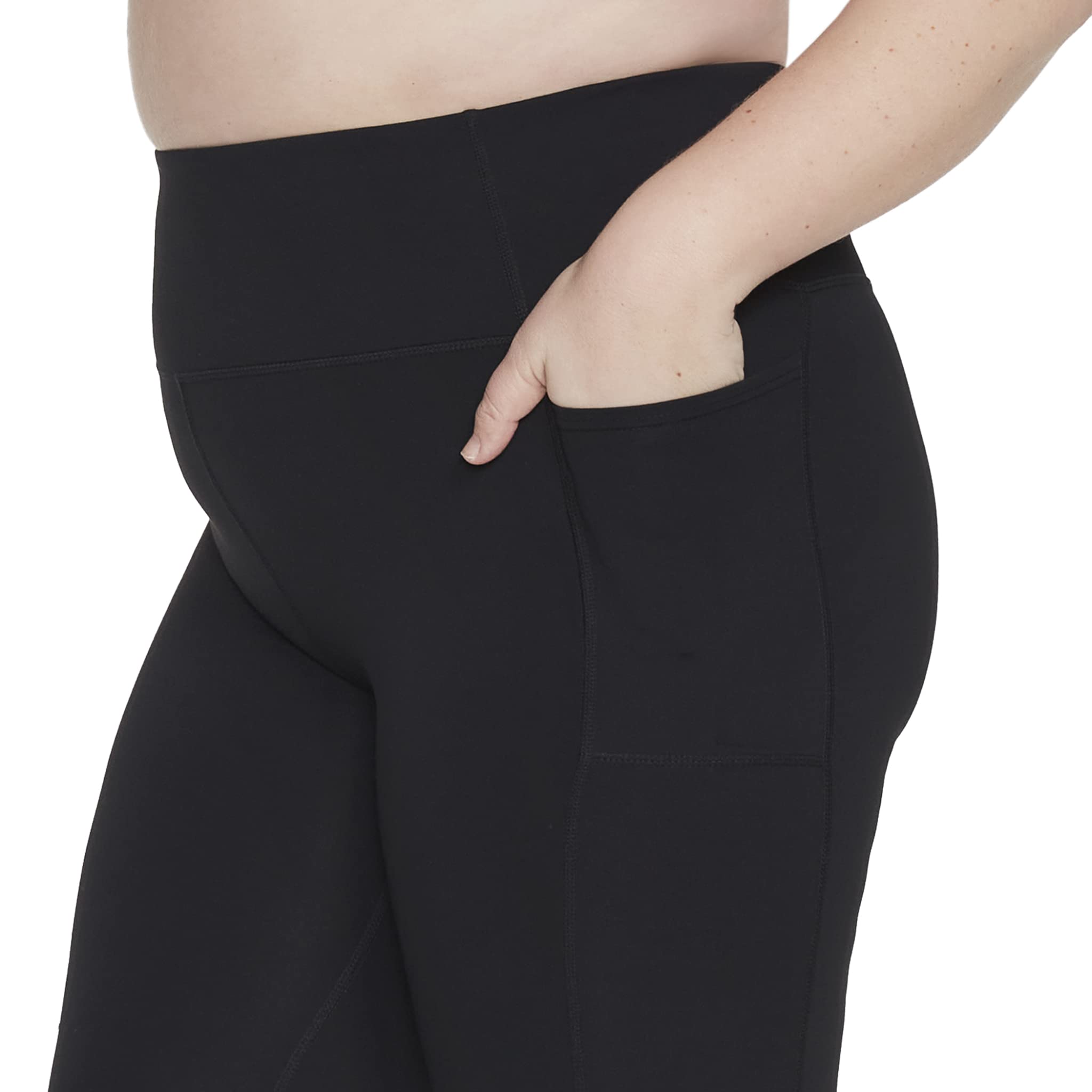 Skechers Womens Go Walk High Waisted Legging, Black, X-Large