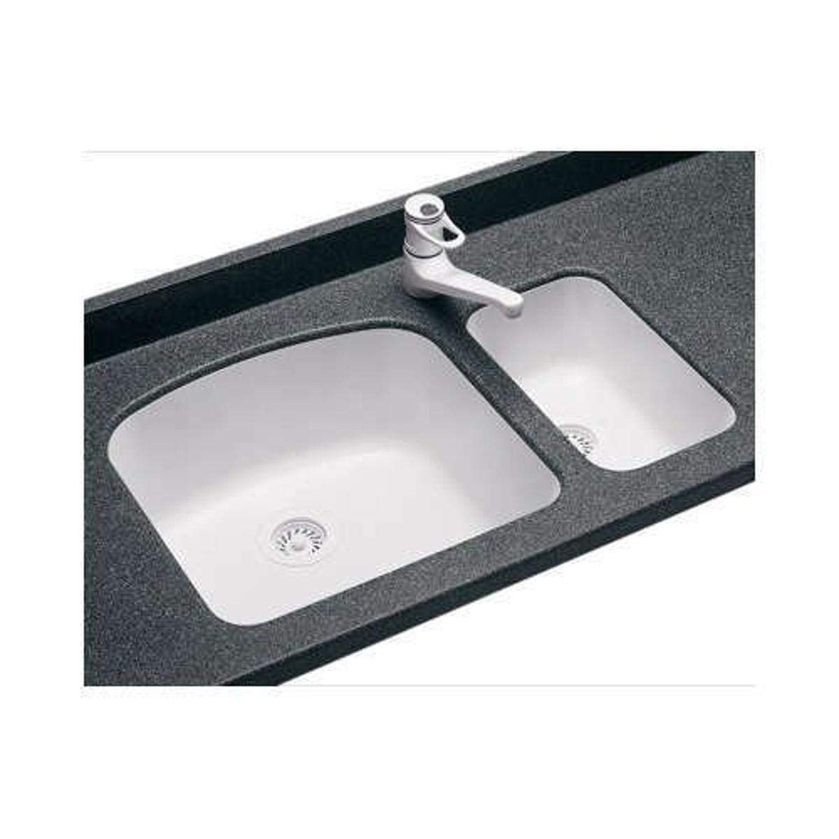 Swanstone US02021SB.169 Solid Surface Kitchen Sink, 20.25 x 21, Caraway Seed