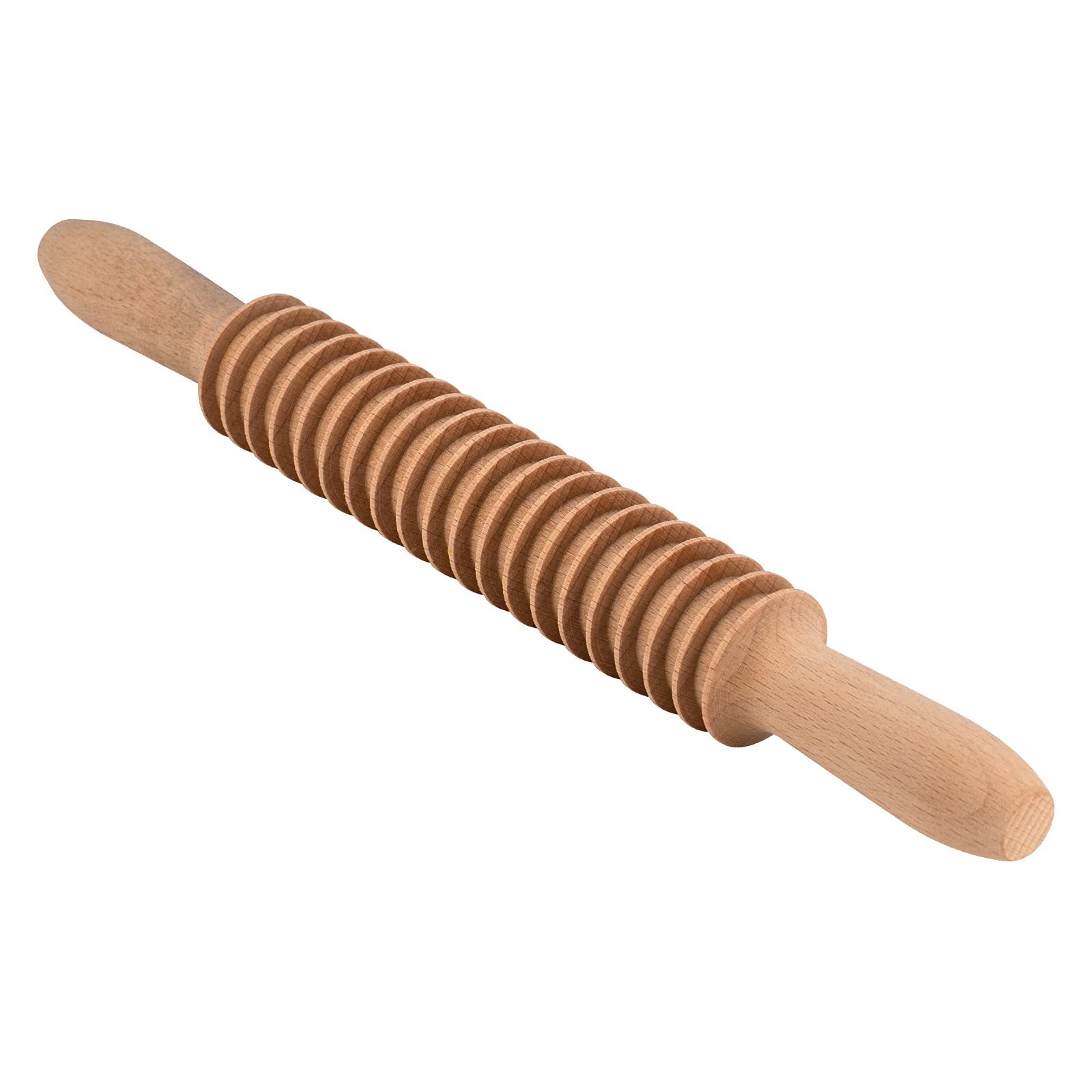 Beech Wood 7mm Fettuccine Pasta Cutter Noodle Lattice Roller Docker Dough Cutter Wooden Rolling Pin Spaghetti Pasta Maker Beechw
