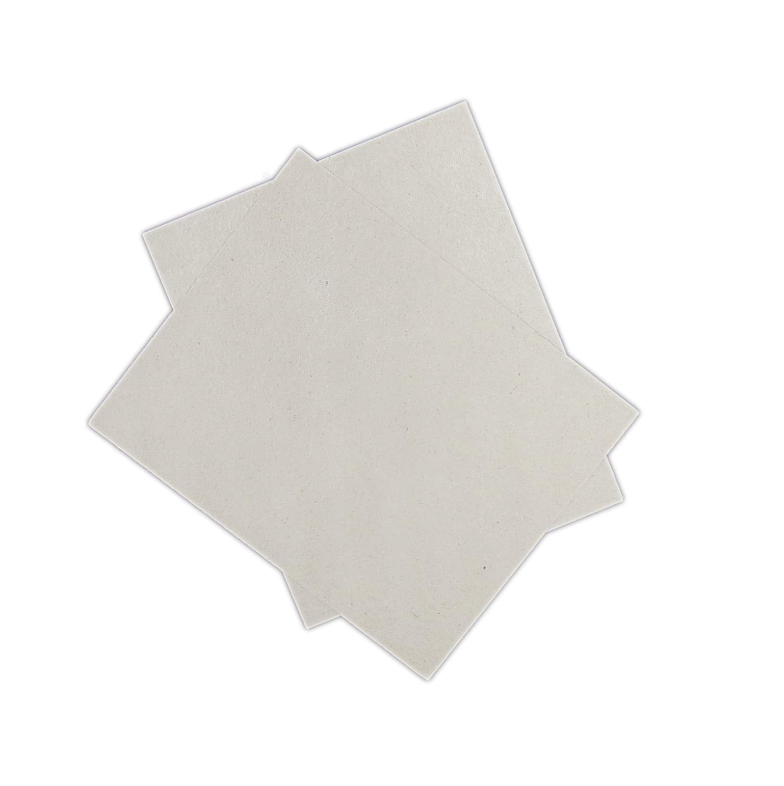 2 PCS DIY can Cut The Microwave Oven mica Piece  Suitable for 99% Turntable  Thickening Type Microwave Oven Block  (4.7inx5.9in)12CMx15CM