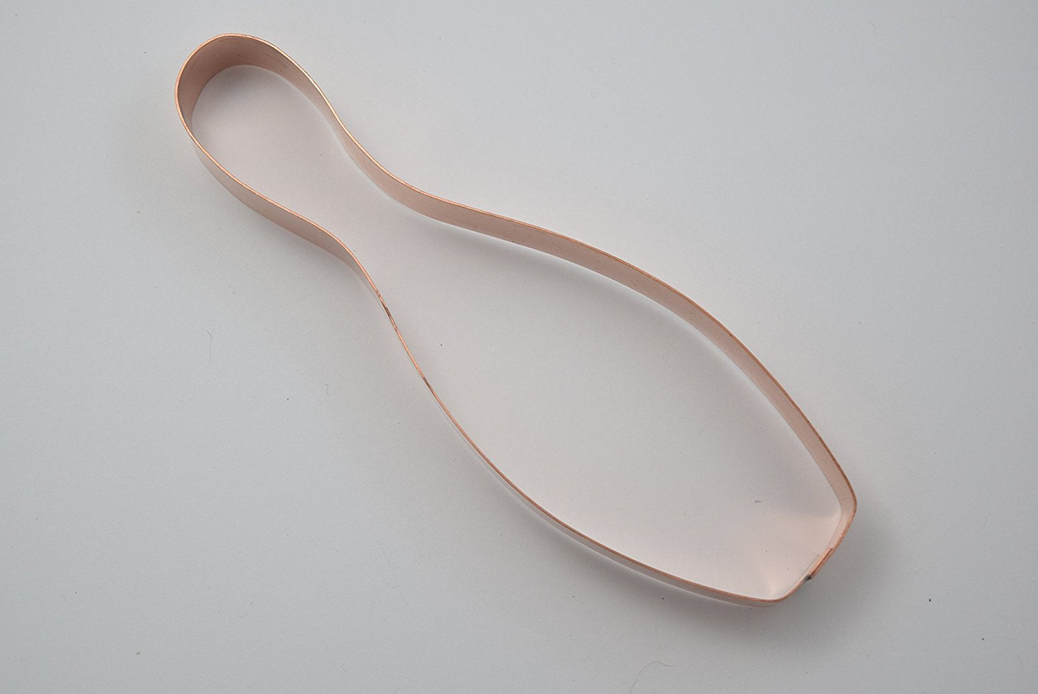 Large Bowling Pin Copper Cookie Cutter