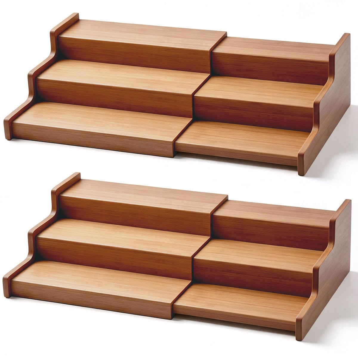 Expandable Spice Rack Organizer for Cabinets,Countertop & Pantries,2 Pack