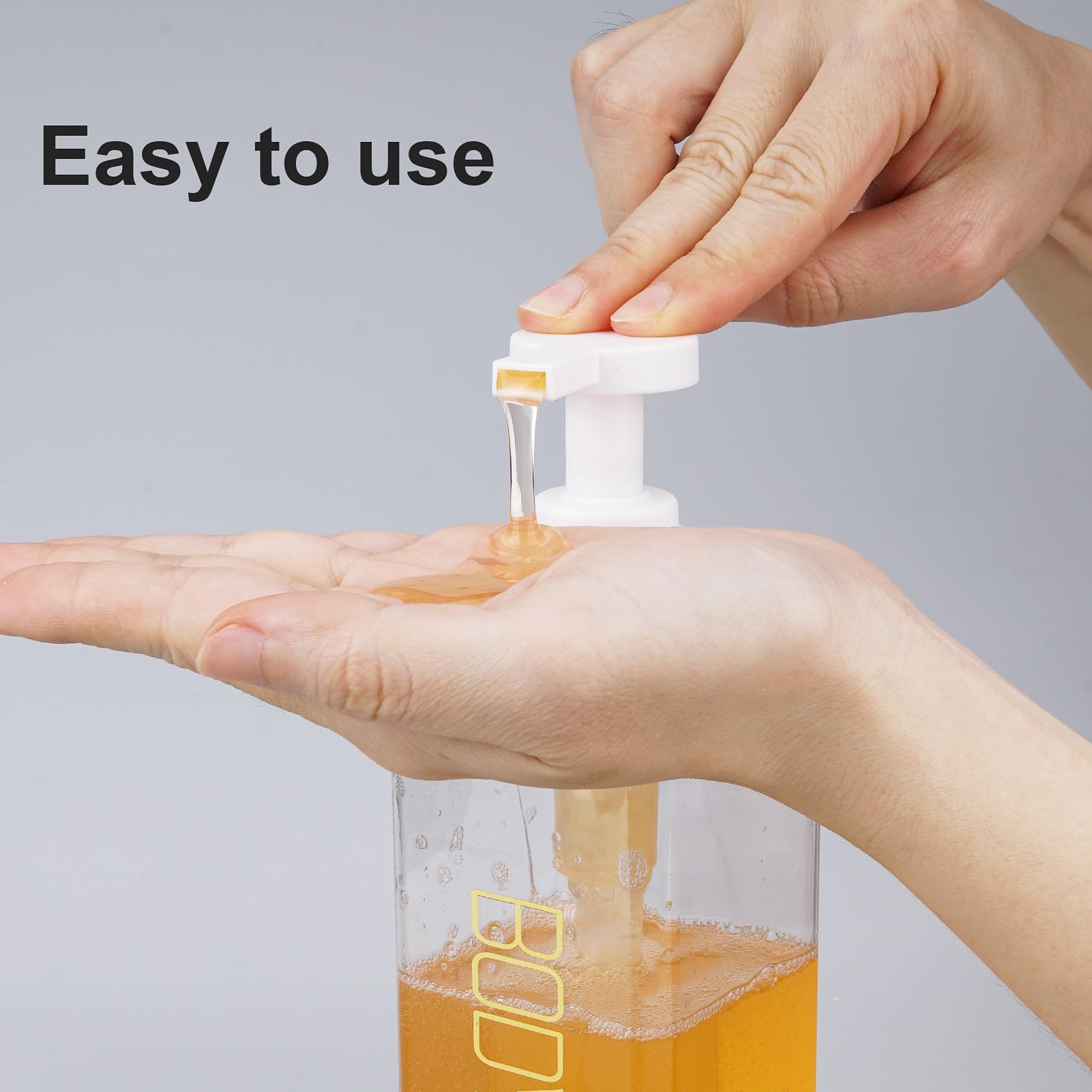 Shampoo And Conditioner Dispenser Shower Soap Bottles 3 Pack 550Ml/18.6Oz Refillable Shampoo Pump Bottle Dispenser Plastic Empty