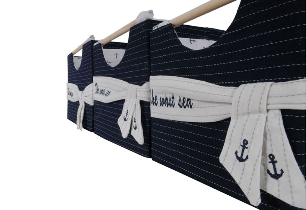 Anne Home - Set of 3 Foldable Fabric Baskets in Several Sizews