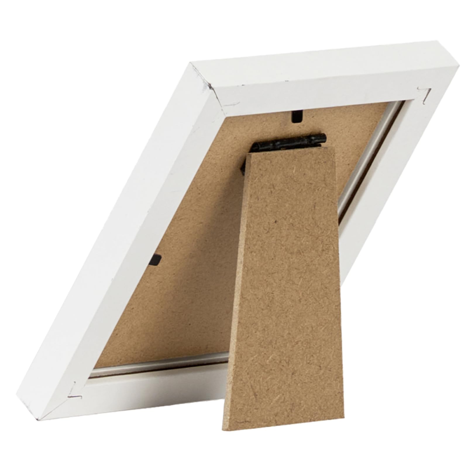 JCJMY 3x4 Picture Frame Black for Tabletop or Wall, 3 x 4 Wall Gallery Poster Photo Frame with Shatter Resistant Plexiglass, Whi