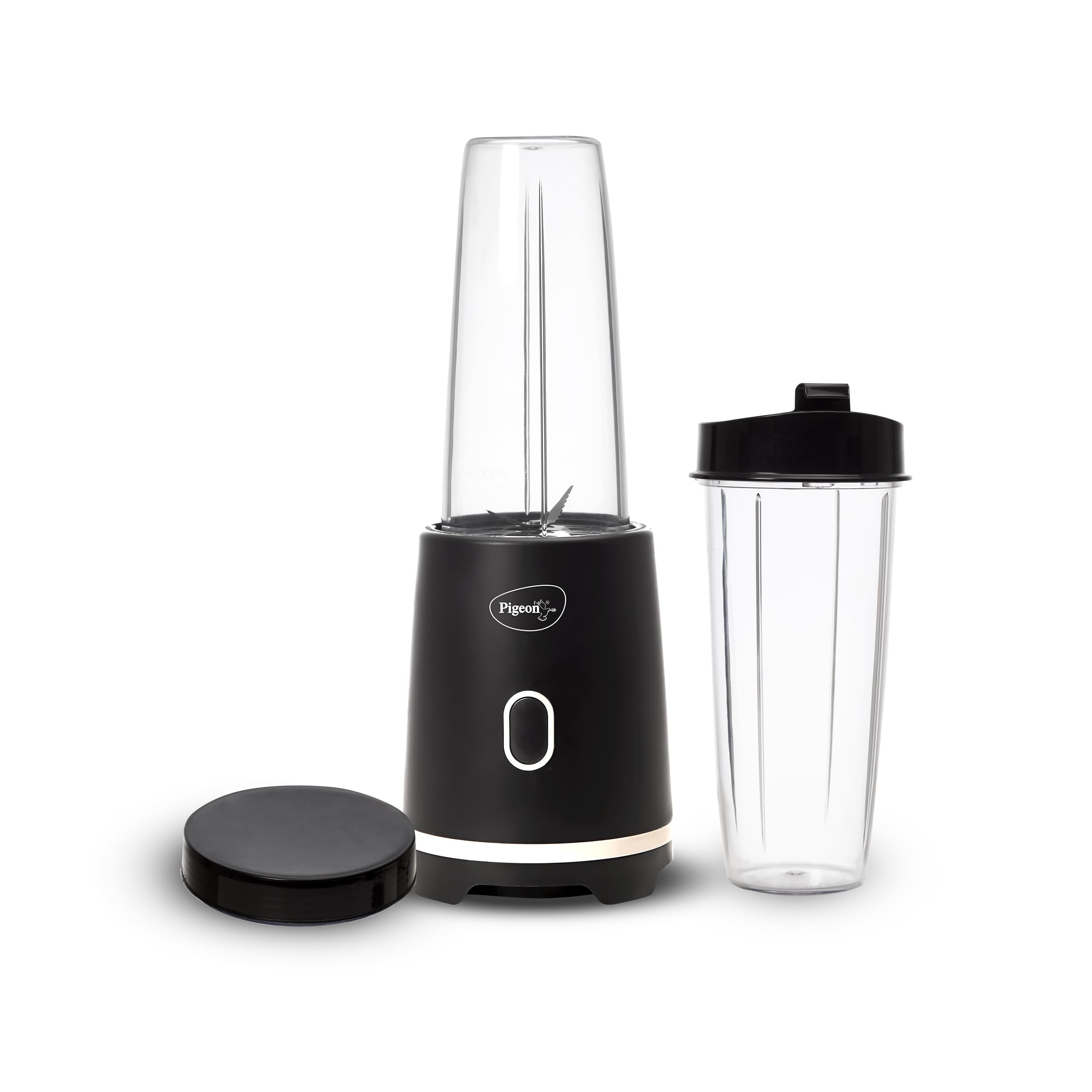 Pigeon By Stovekraft Pure Pro | Grinder Juicer Blender Smoothie Maker All-In-1 Machine | 300 Watt | 230 Volts | 2 Jars- Multiuse
