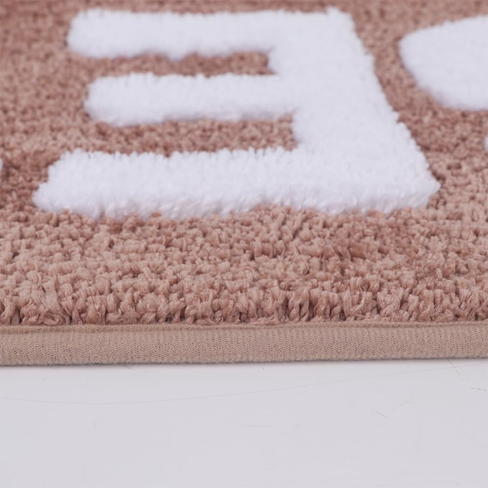 Zeeinx Get Naked Bath Mat Cute Bathroom Rugs Non Slip Microfiber Bath Rugs Funny Bathroom Decor Machine Washable Coffee Bath Mat