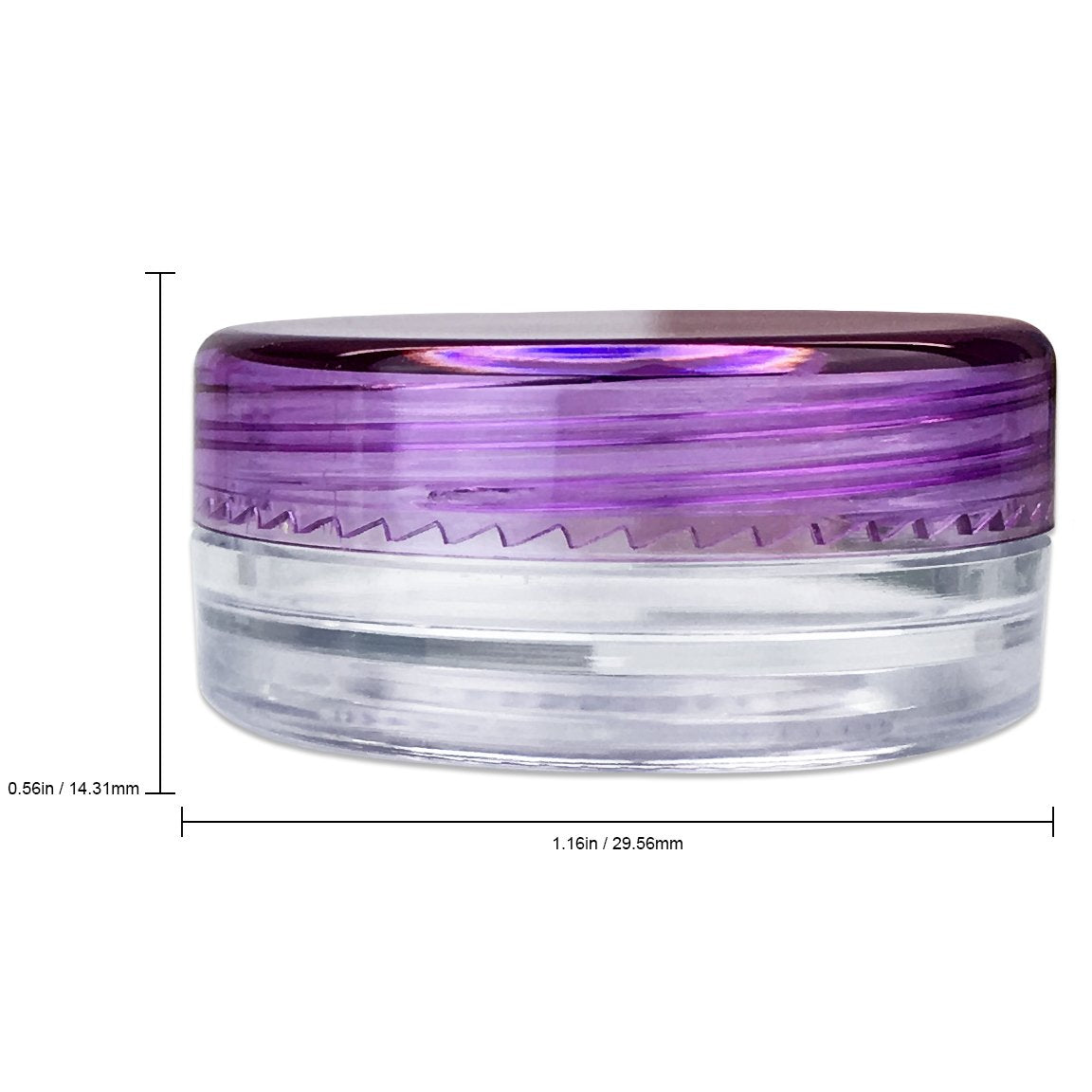 Beauticom 120 Pieces 3G/3Ml Empty Clear Container Jar With Multicolor Lids For Makeup Cosmetic Samples, Small Jewelry, Beads, Na
