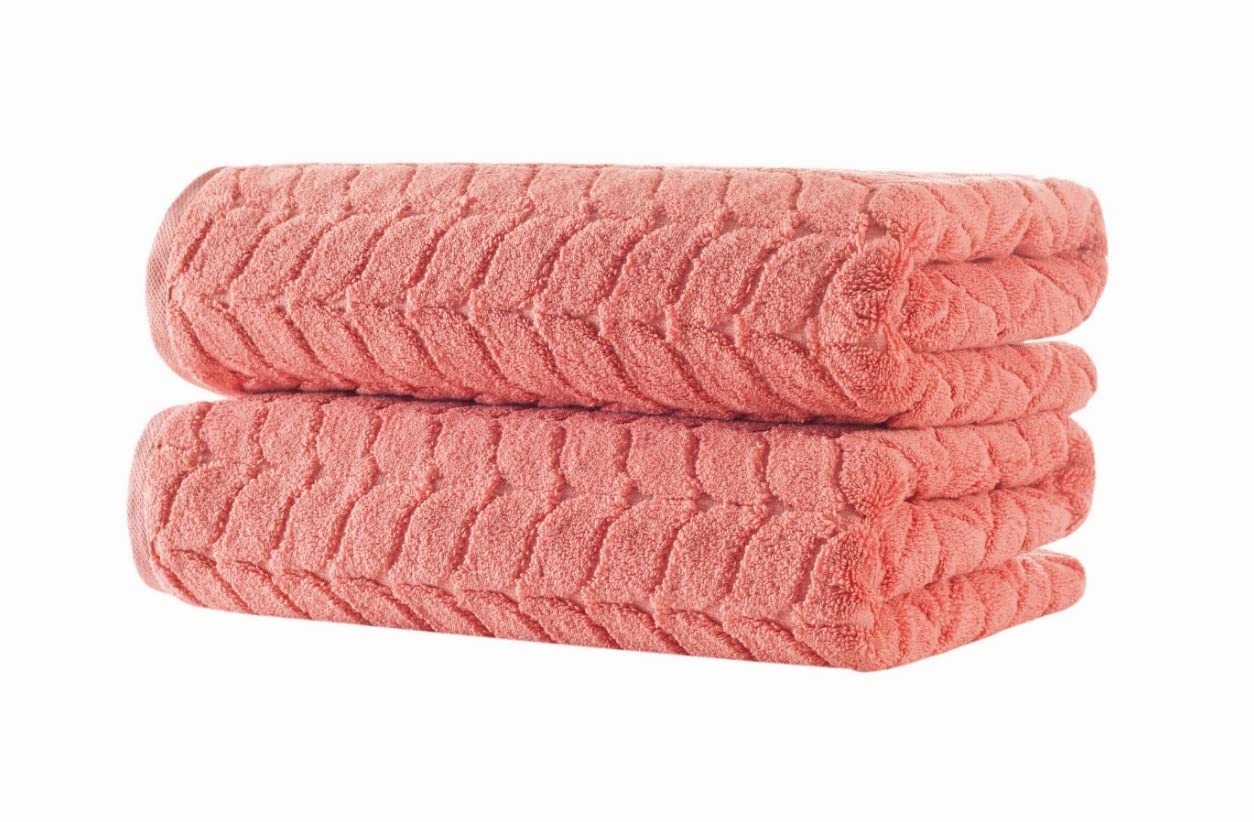 Bagno Milano 100% Turkish Cotton Jacquard Luxury Towel Set - Quick Dry Ultra-Soft, Plush And Absorbent Luxury Durable Turkish To