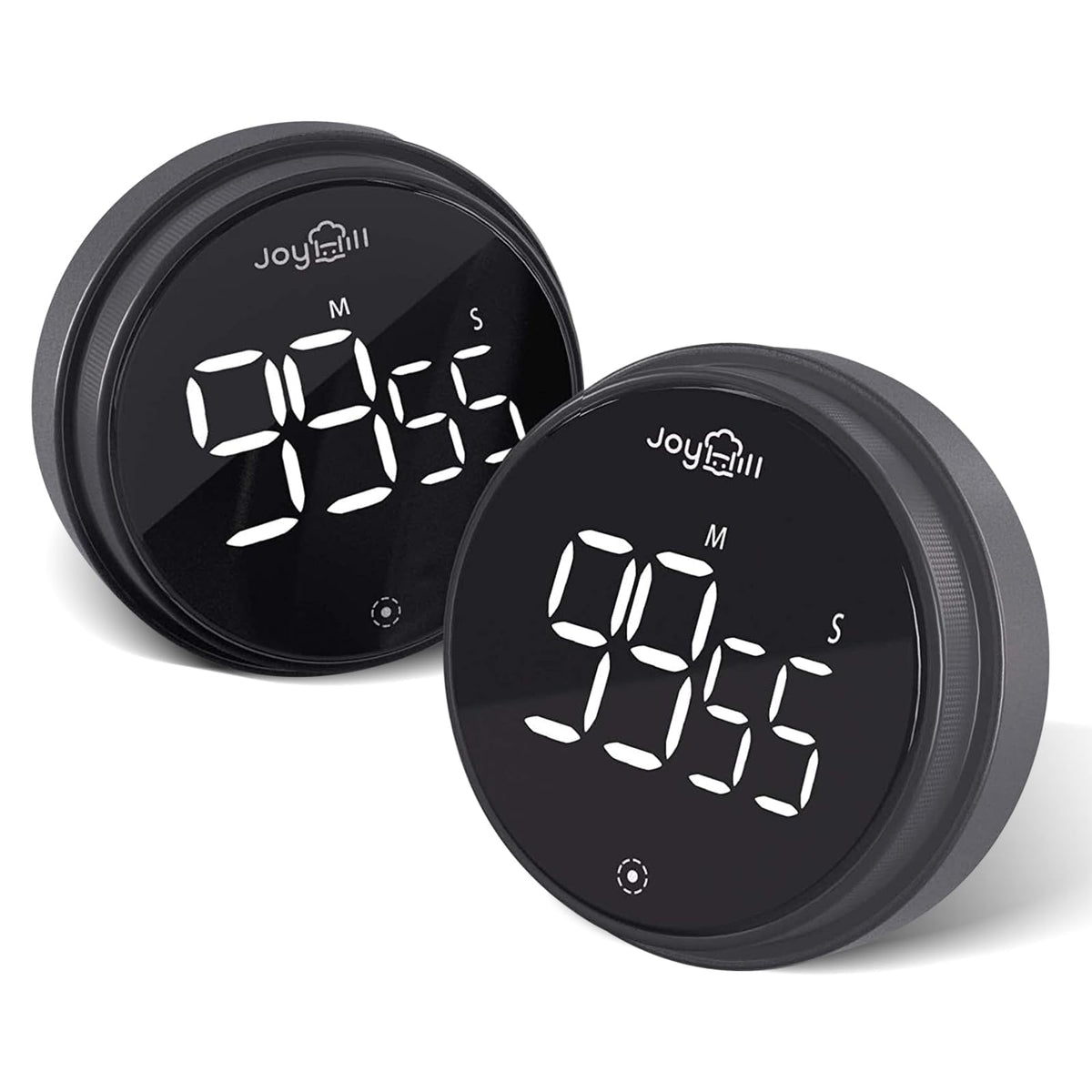 Joyhill Digital Kitchen Timer, Large Led Display With Magnetic Countdown 3 Volume Levels, Ideal For Cooking Classroom Studying F
