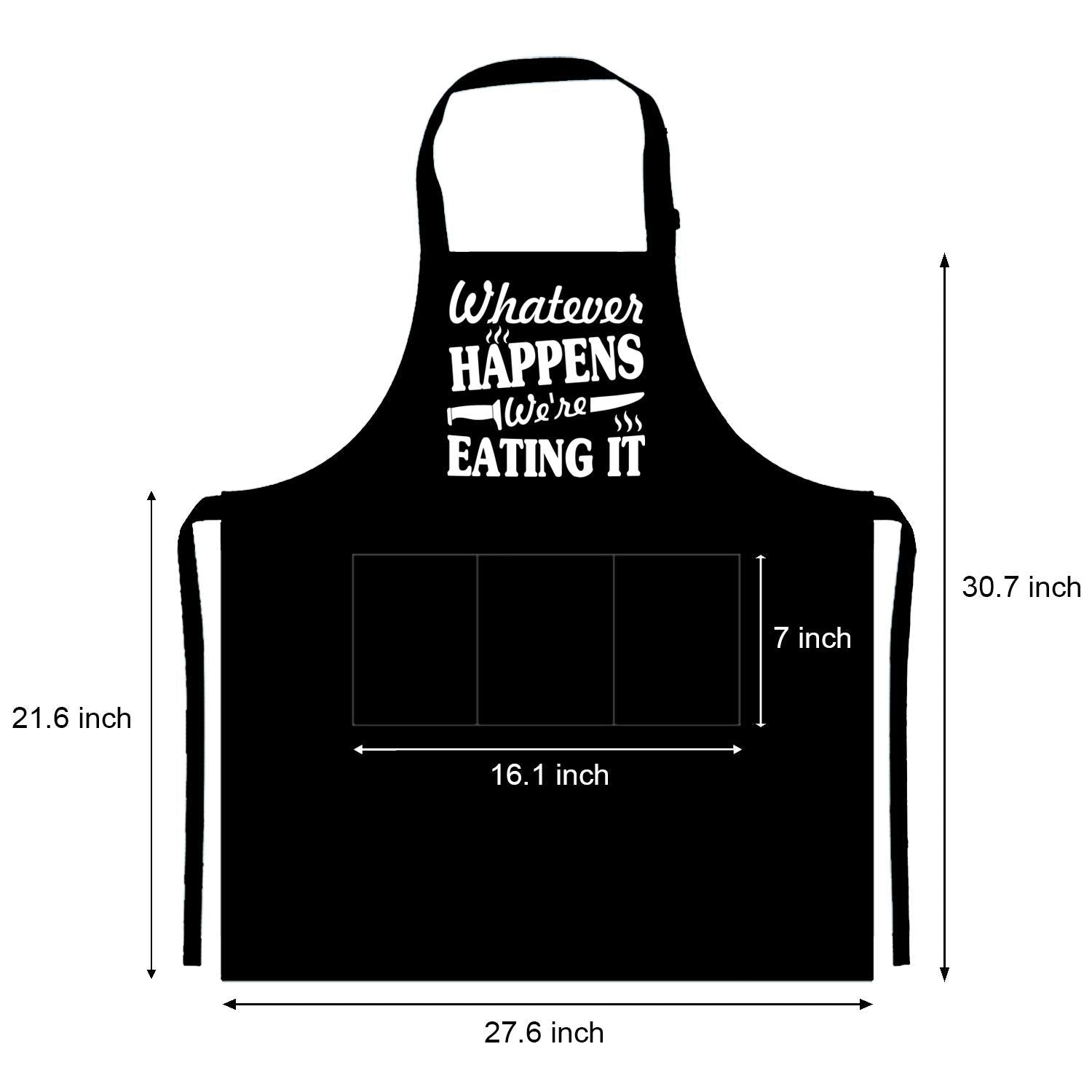 Neweleven Fathers Day Gift For Men, Dad, Husband, Him - Aprons For Men With Pockets - Funny Gifts For Men, Dad, Husband, Boyfrie