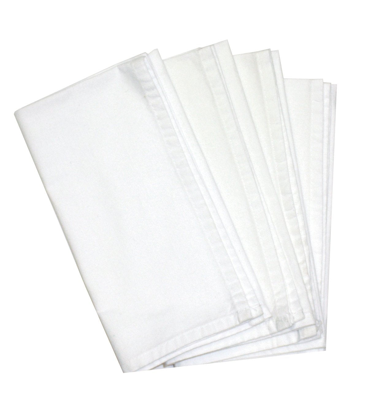 Aunt Martha'S Dinner Napkins, White, Set Of 4
