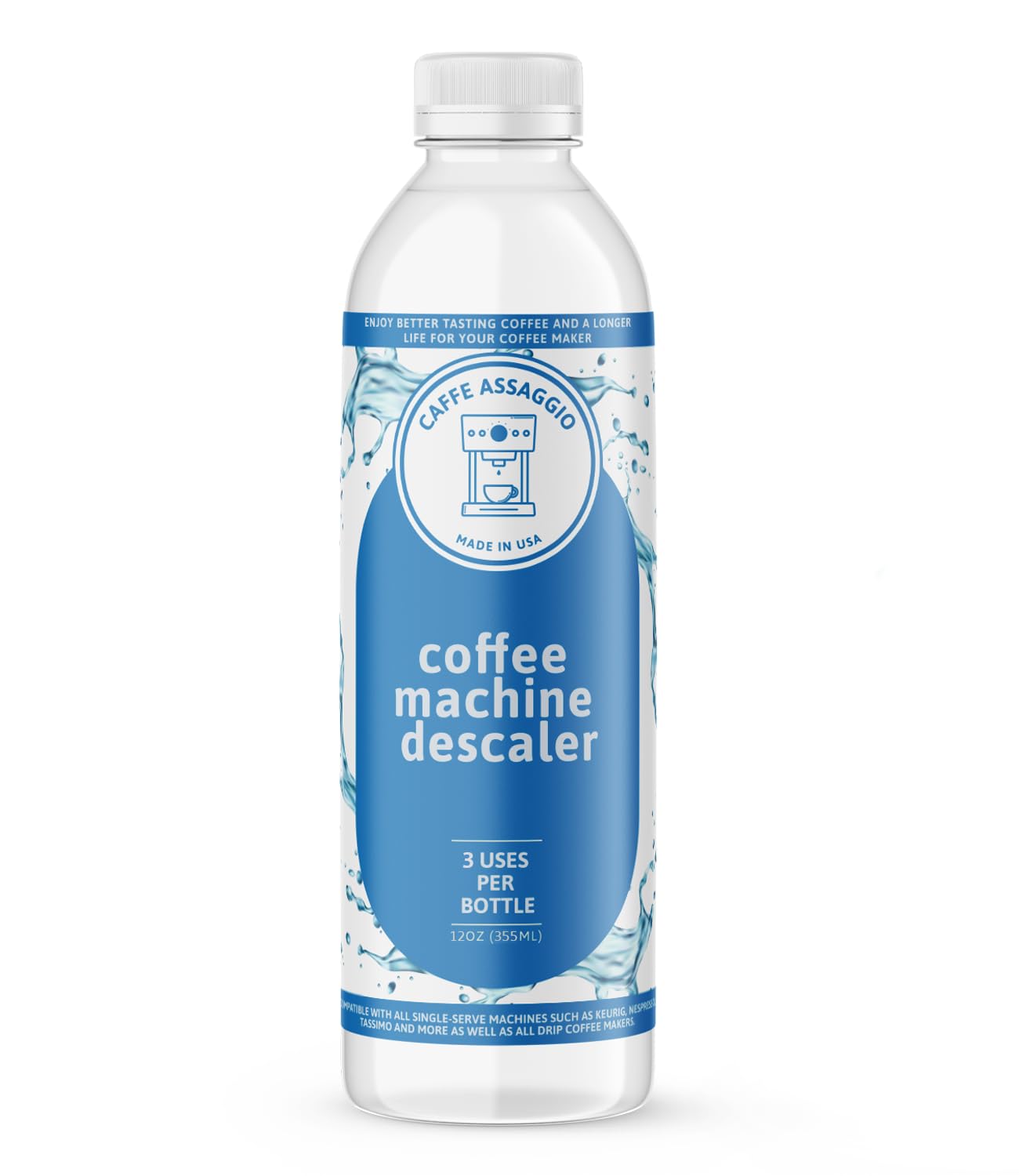 Nespresso Descaling Solution (3 Uses) Universal Descaler Coffee Descaler For Keurig Nespresso Breville Delonghi Vertuo And More