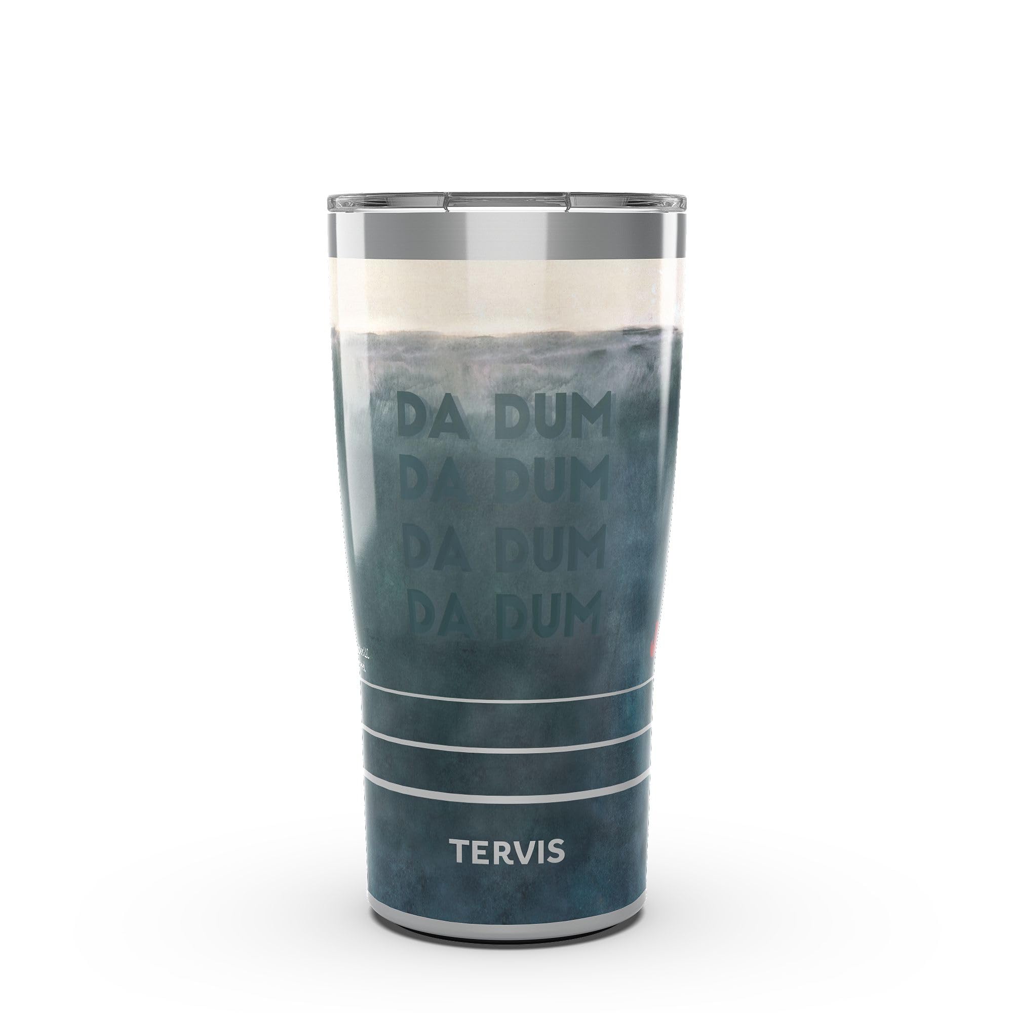 Tervis Traveler Universal Jaws Triple Walled Insulated Tumbler Travel Cup Keeps Drinks Cold & Hot, 20oz, Stainless Steel