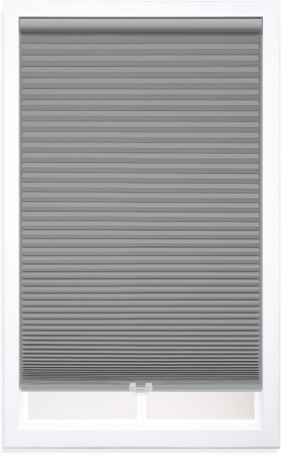 DEZ FURNISHINGS QEGRWT420360 Cordless 1.5 Blackout Cellular Shade, 42W x 36H, Anchor Gray