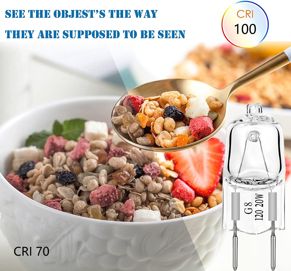 Ge Microwave Replacements, 20W Halogen Lamp Bulb Replaces Wb25X10019,Pack Of 3