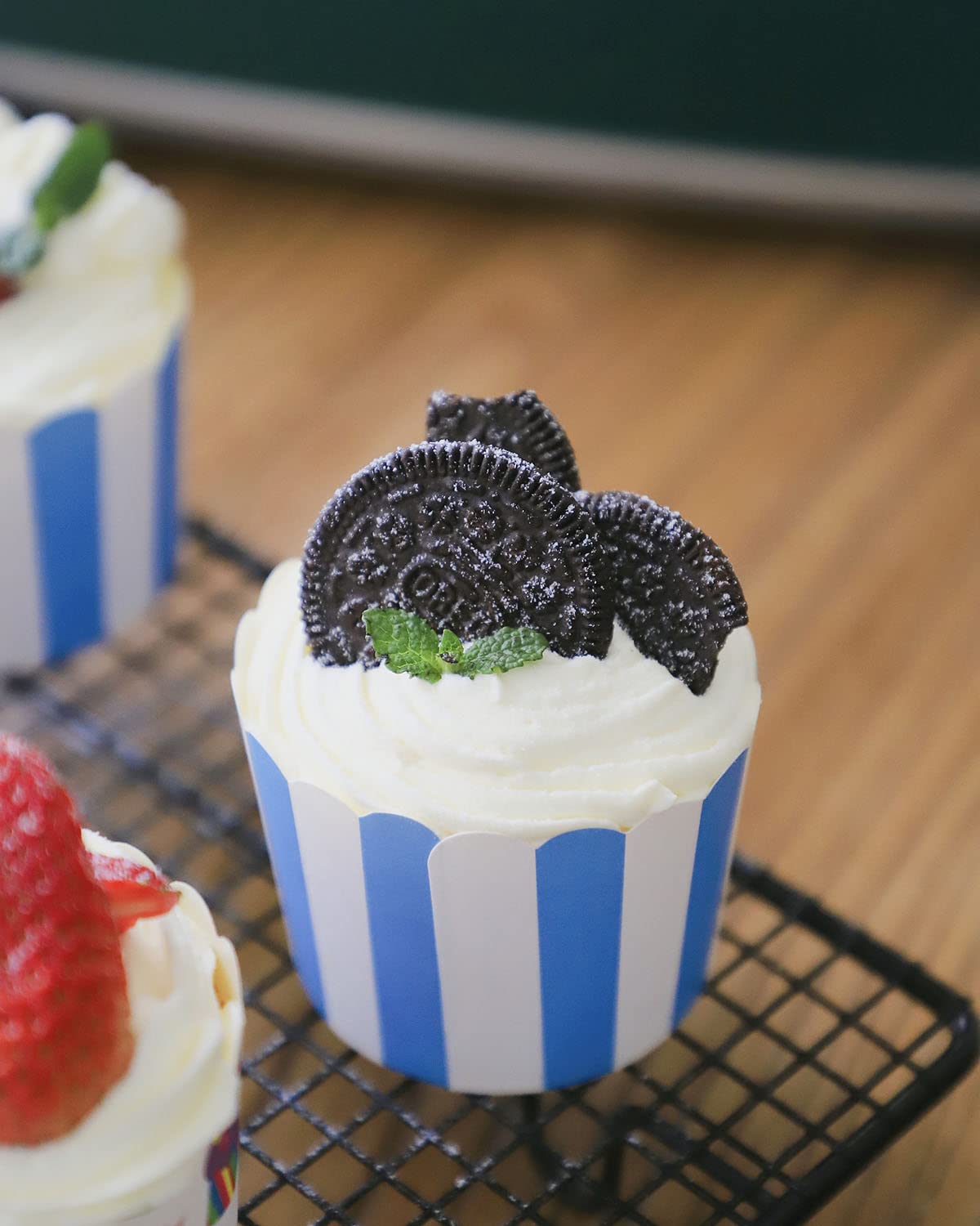 Bertacy Quality Cupcake Baking Cups Disposable Cake Baking Cup Cupcake Muffin Fit Home Party(100Pcs)