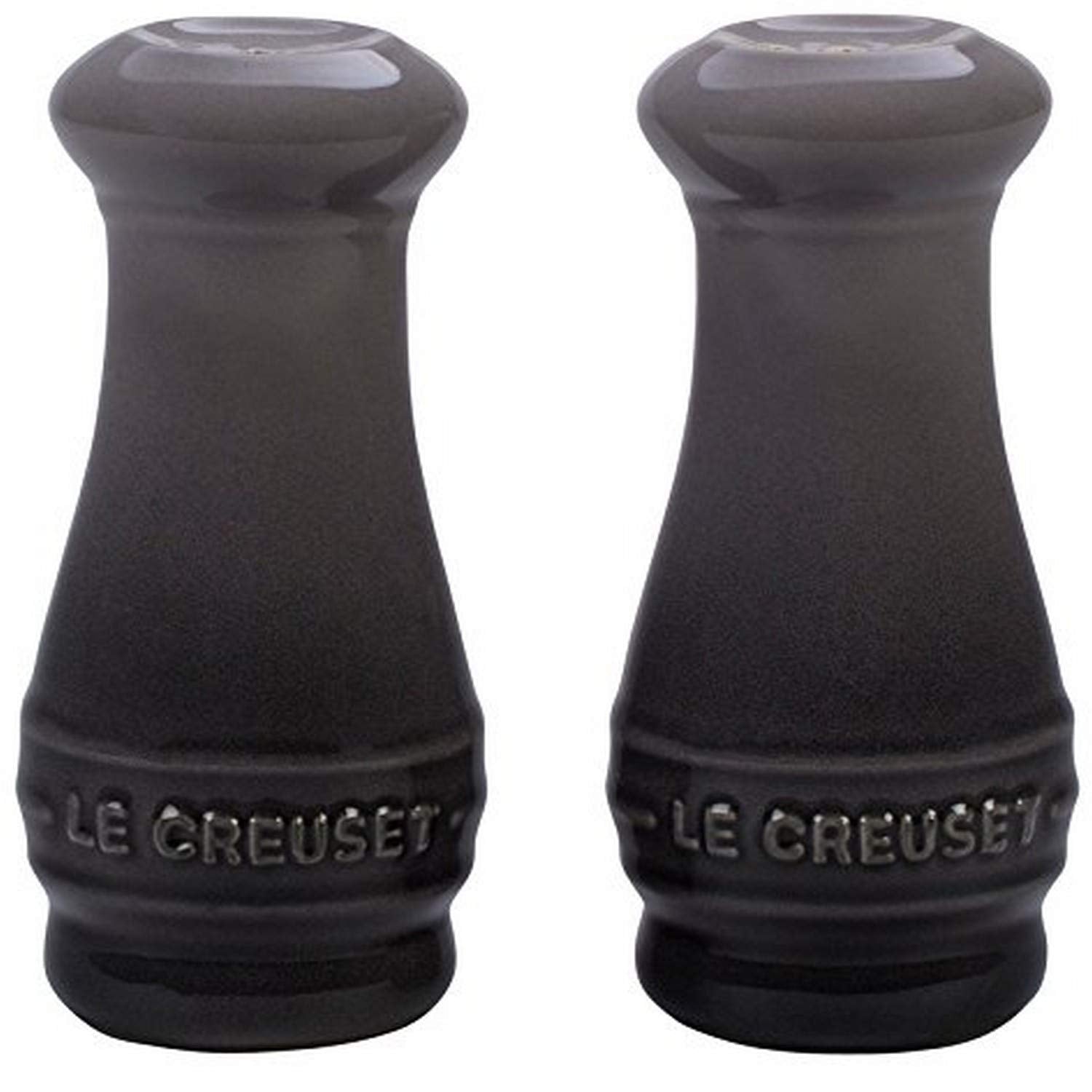 Le Creuset Stoneware Salt & Pepper Shakers Set Of 2, 4 Oz. Each, Oyster