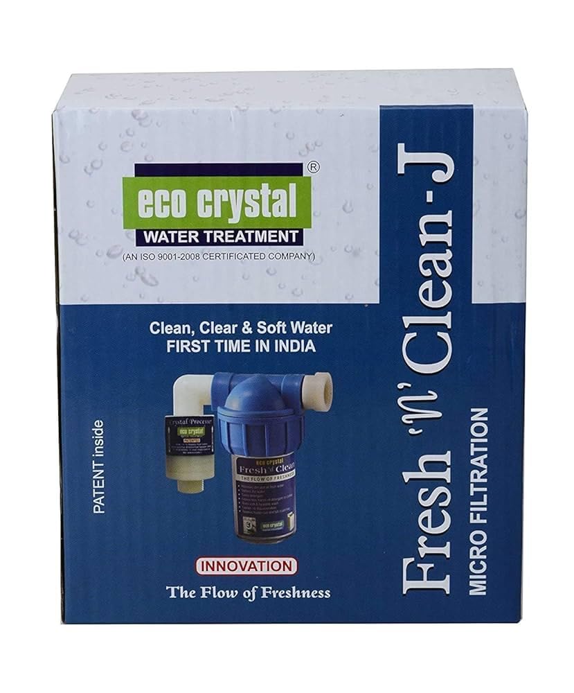 Eco Crystal Nylon And Abs Fresh N Clean J Water Softener Best For Ifb Washing Machine & All Branded Automatic Washing Machine Di