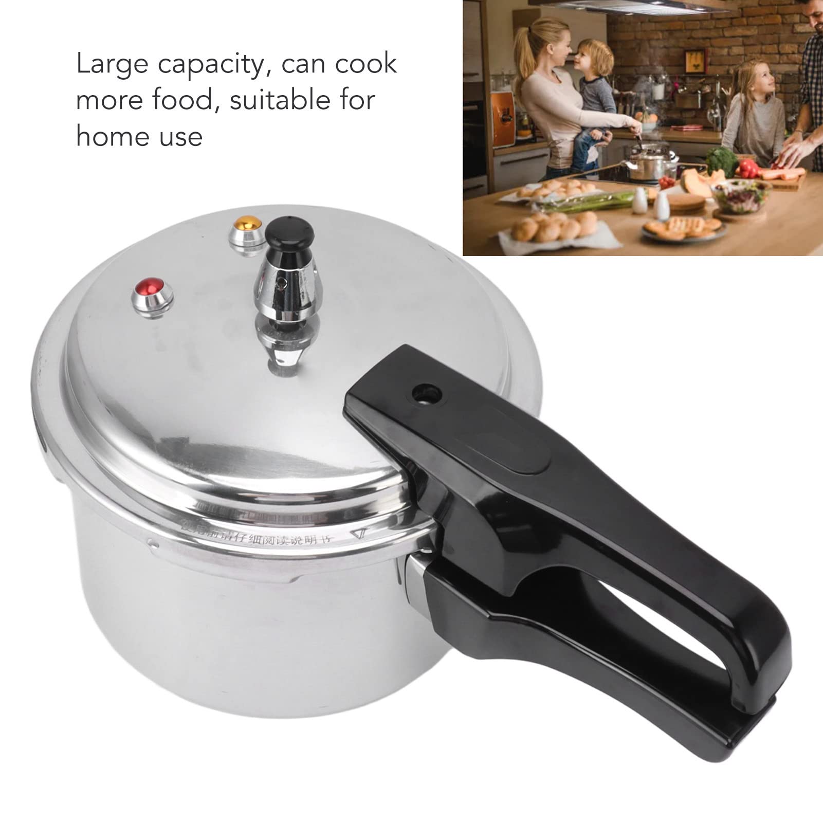 3 Liter Stainless Steel Pressure Cooker 18cm Bottom 3L Mini Pressure Cooker for Gas Stove