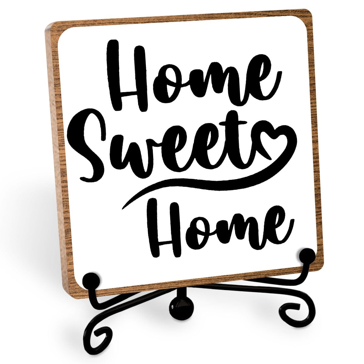 Toerifer Funny Home Decor, Home Sweet Home Sign, Cute Home Gifts for Women Men, Housewarming Gifts for Family, Wooden Plaque for