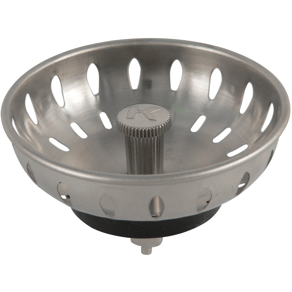 Plumb Pak K820-22Dsbn Replacement Fixed Post Strainer Basket, Brushed Nickel