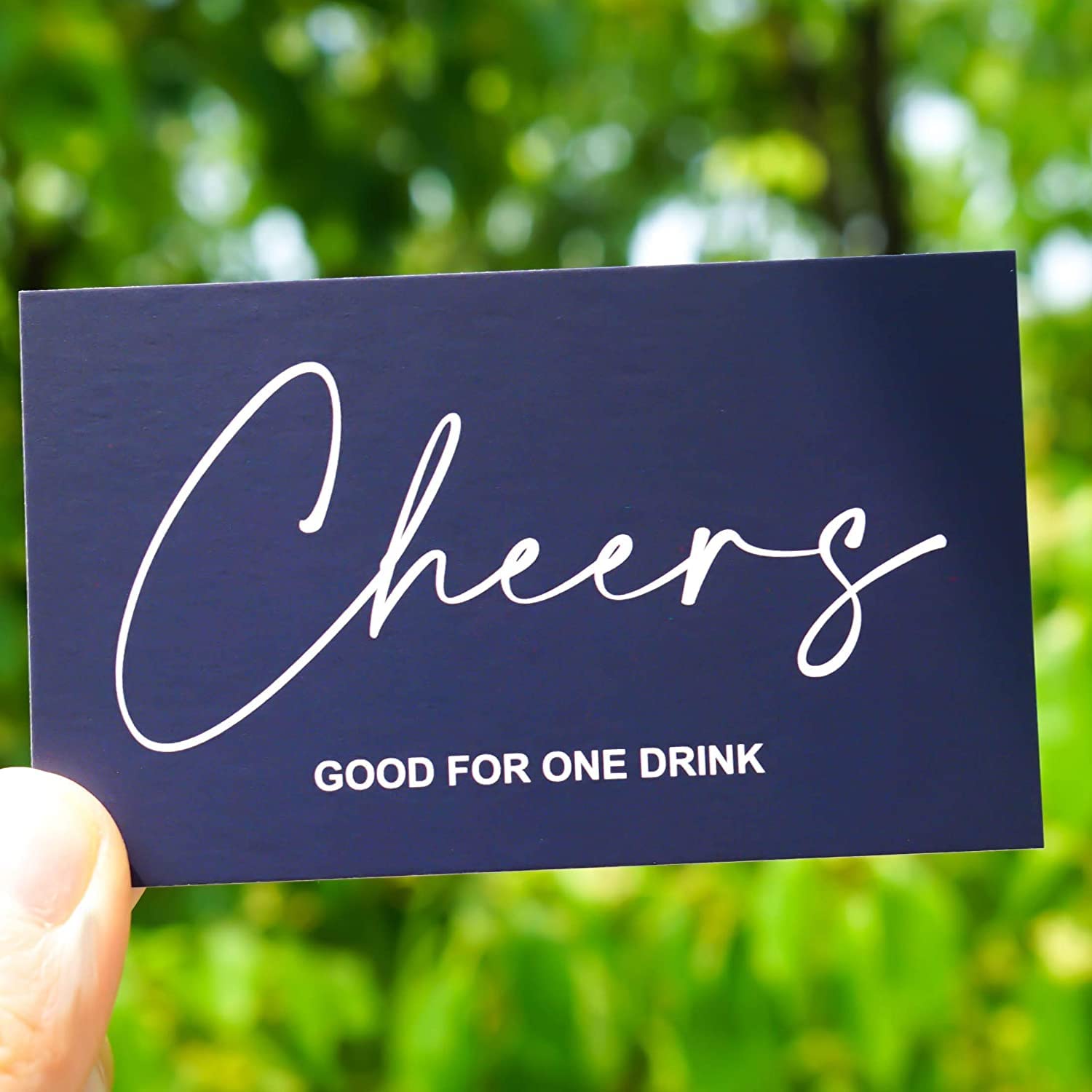 RXBC2011 450 Free Drink Tickets Drink Tokens for Party Wedding Halloween Work Event Party Bar  Dark Navy Blue