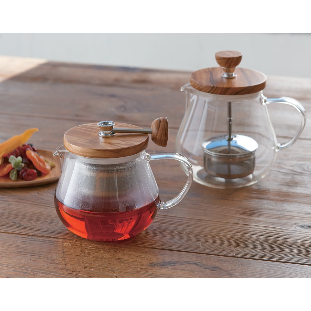 Hario Tioru Wood Tea Kettle, 700Ml