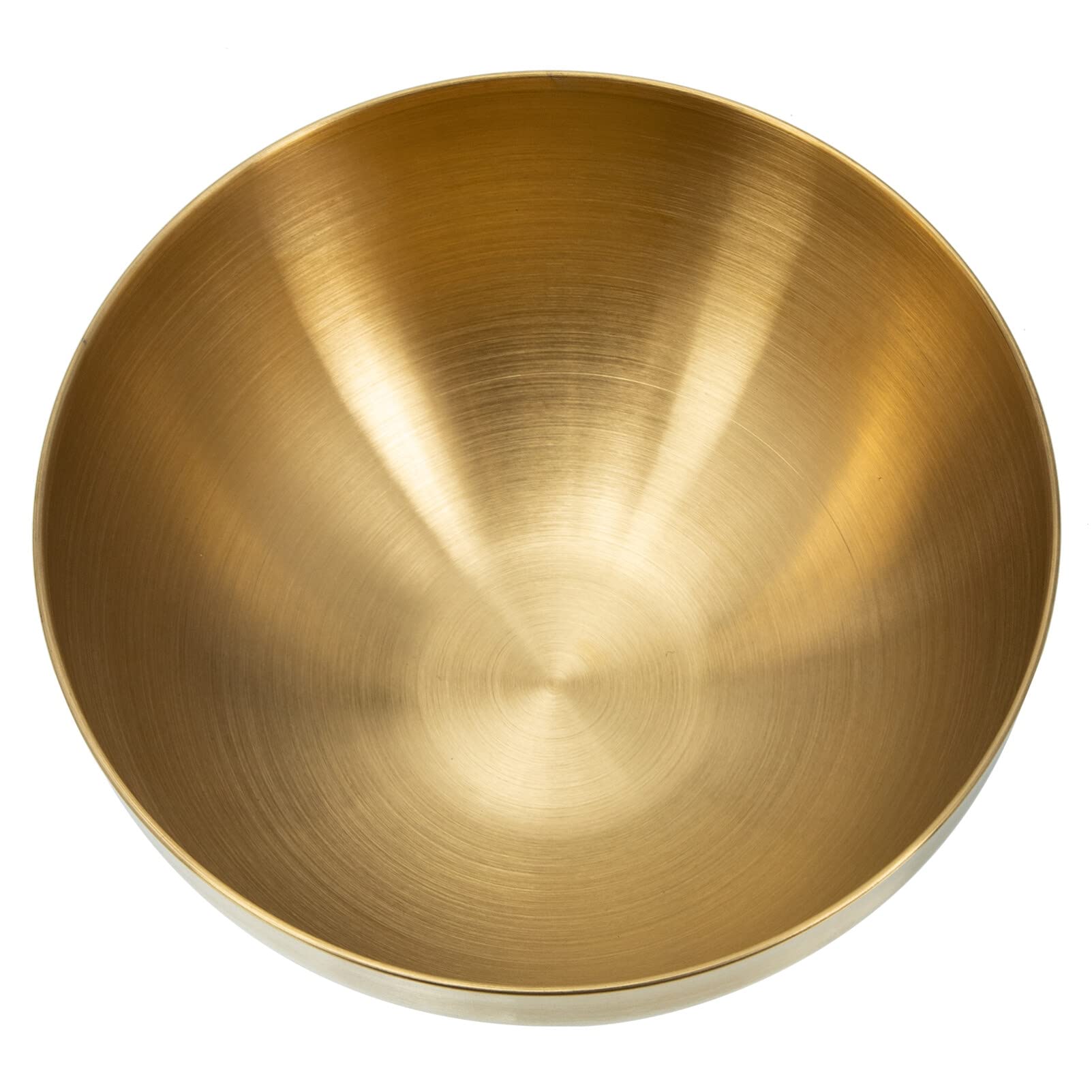 Healeved Gold Bowl Decorative Bowls Large Mixing Bowl Stainless Steel Salad Bowl Golden Food Containers Pasta Bowls Copper Bowl