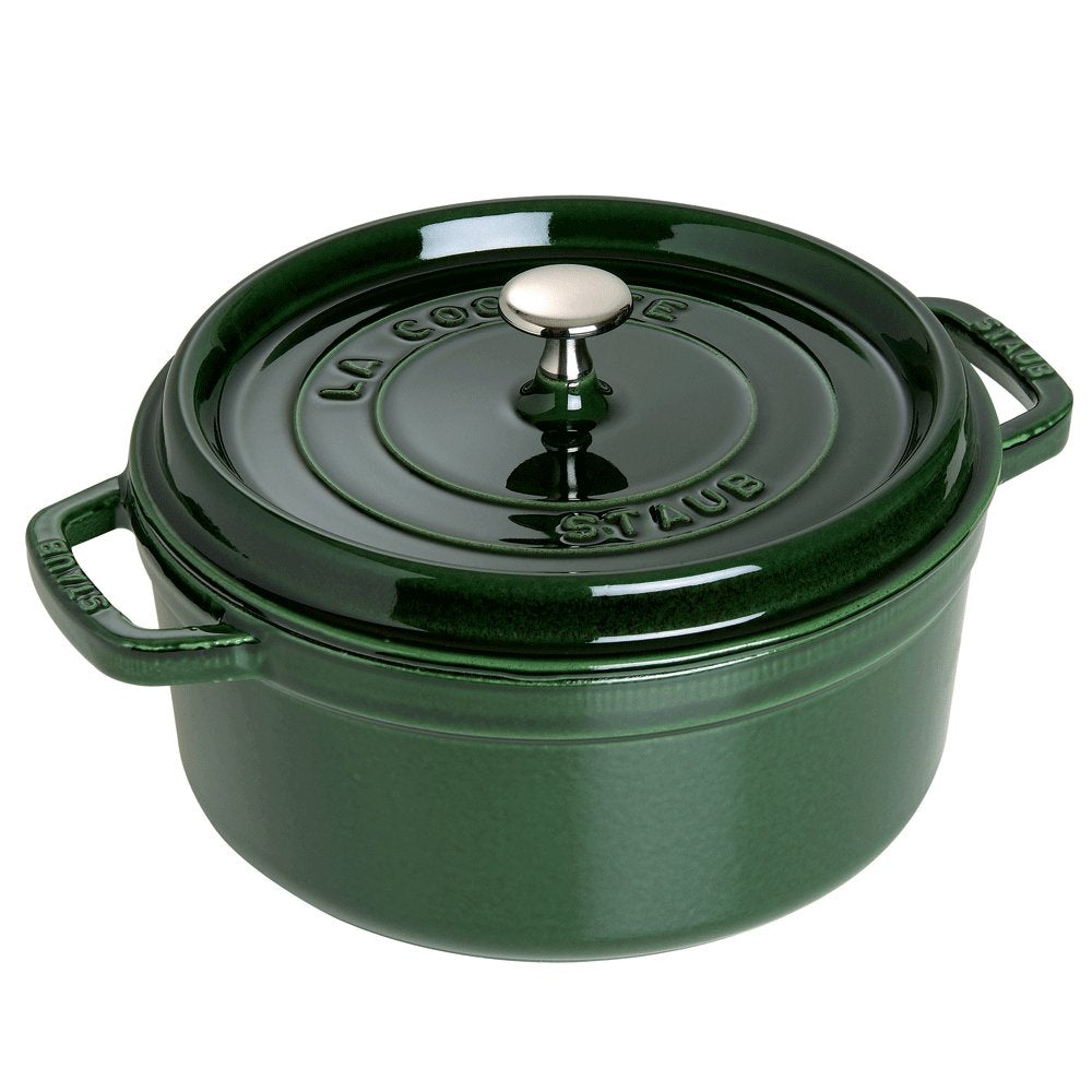 Staub 1102285 Cast Iron Cocotte, 2.75 Quart (Basil)