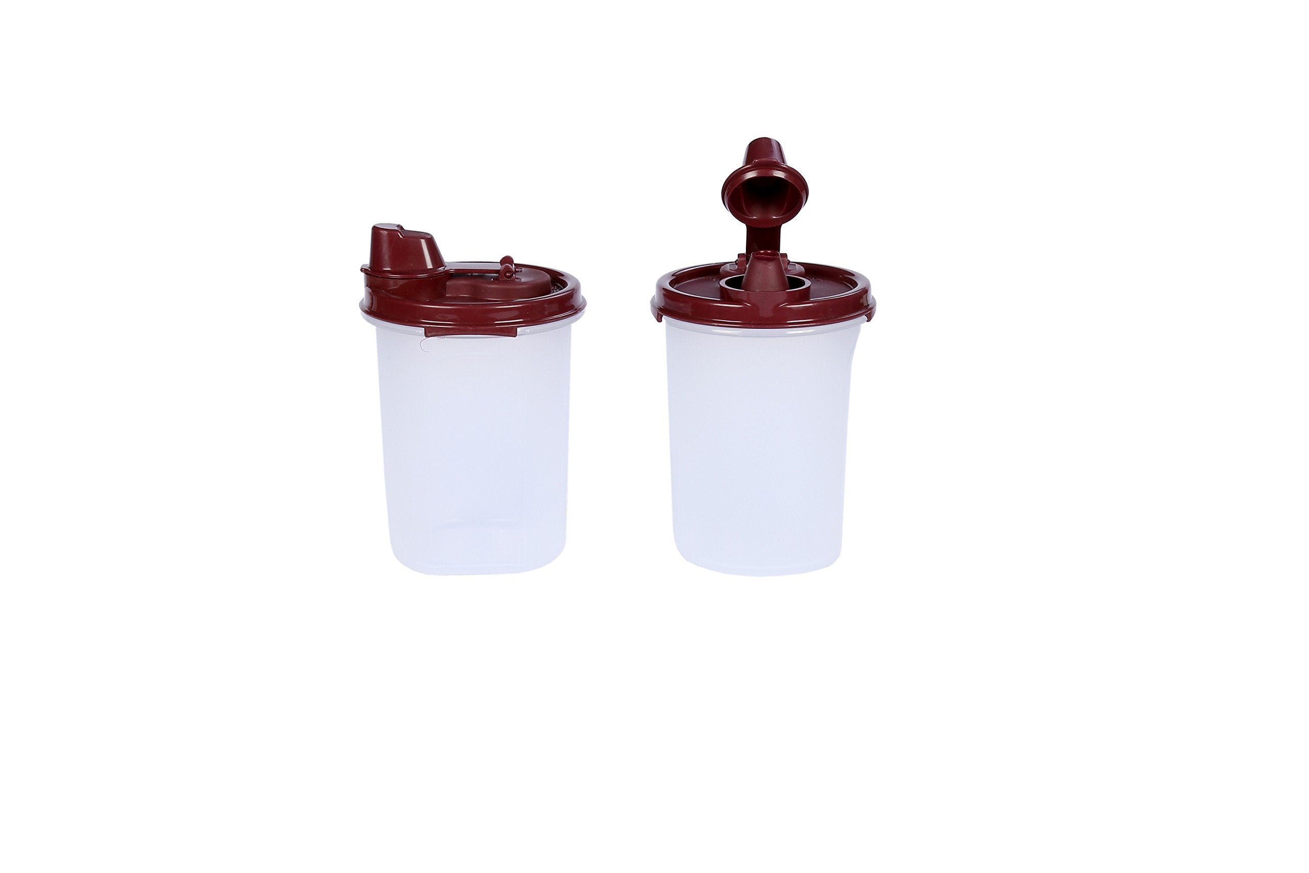 Signoraware Easy Flow Plastic Bottle Set, 450 Ml, Set Of 2, Maroon