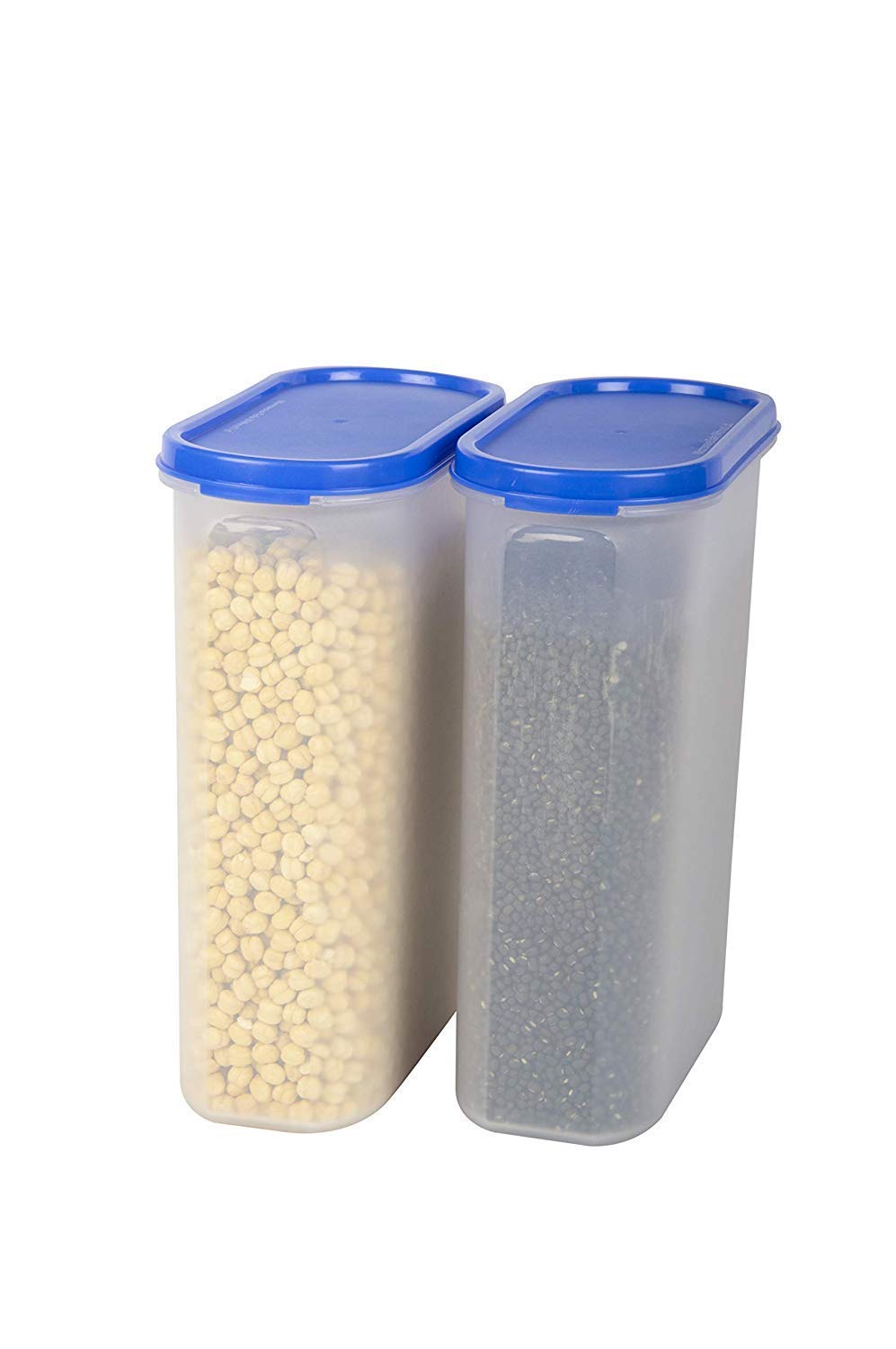 Cutting Edge 2400Ml Modular Plastic Storage Container Set Of 2, BpaFree & LeakProof, Nestable & Stackable, Reusable Food Organ