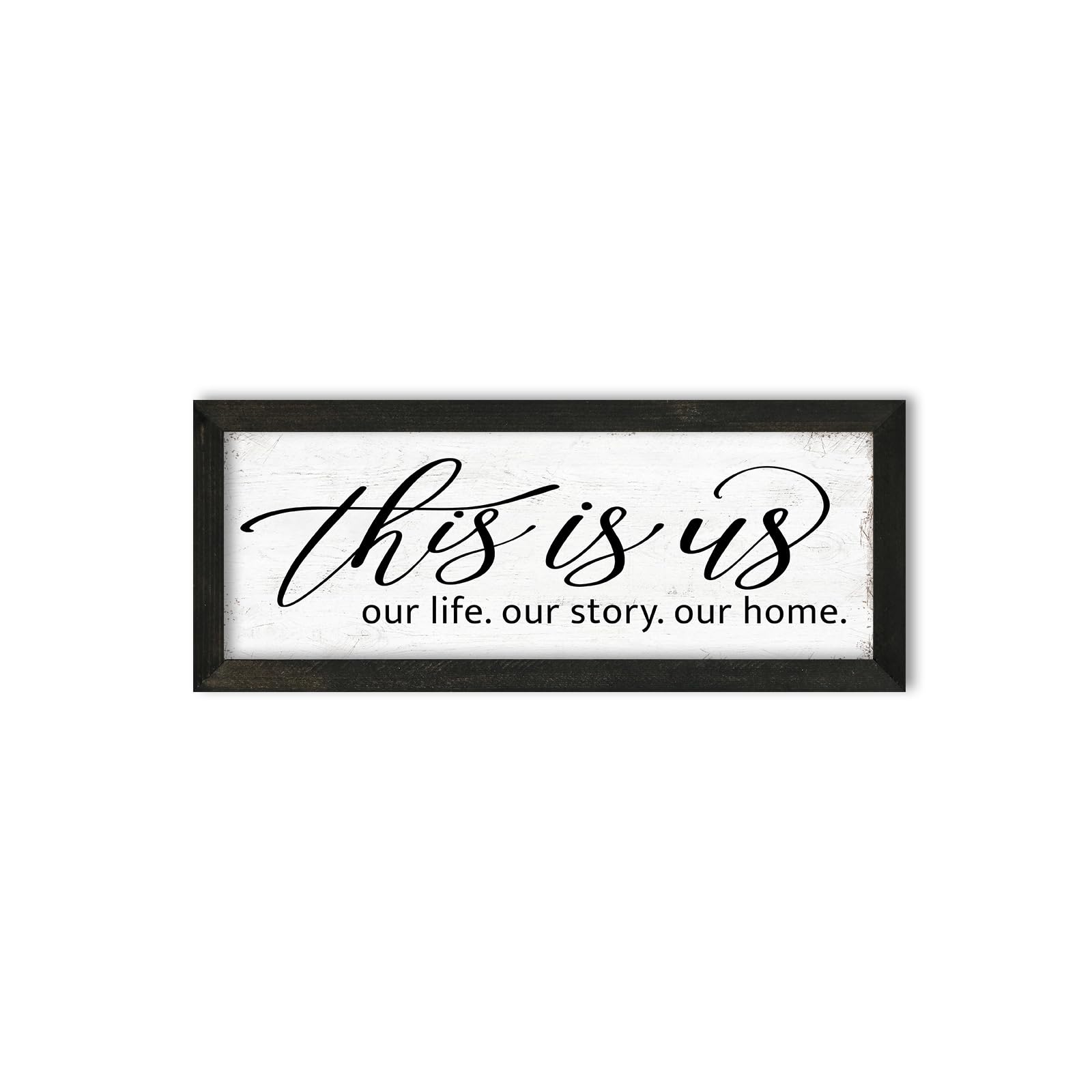 This Is Us Wall Decor: Decorations For Family Photo Wall - Rustic RV/Home Decor Signs - Family Wall Decor For Living Room Bedroo